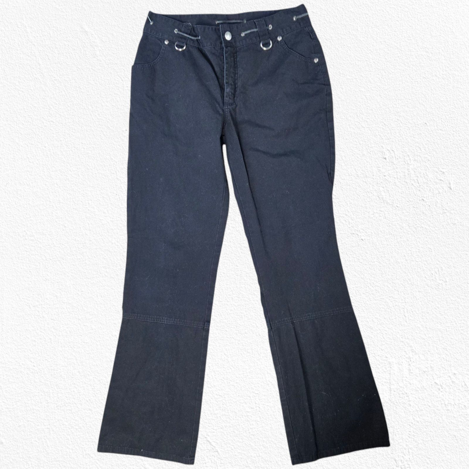 Harley Davidson Harley-Davidson Black Rose Motorcycle Riding Pants Size 30 Size 30" / US 8 / IT 44 - 4 Thumbnail