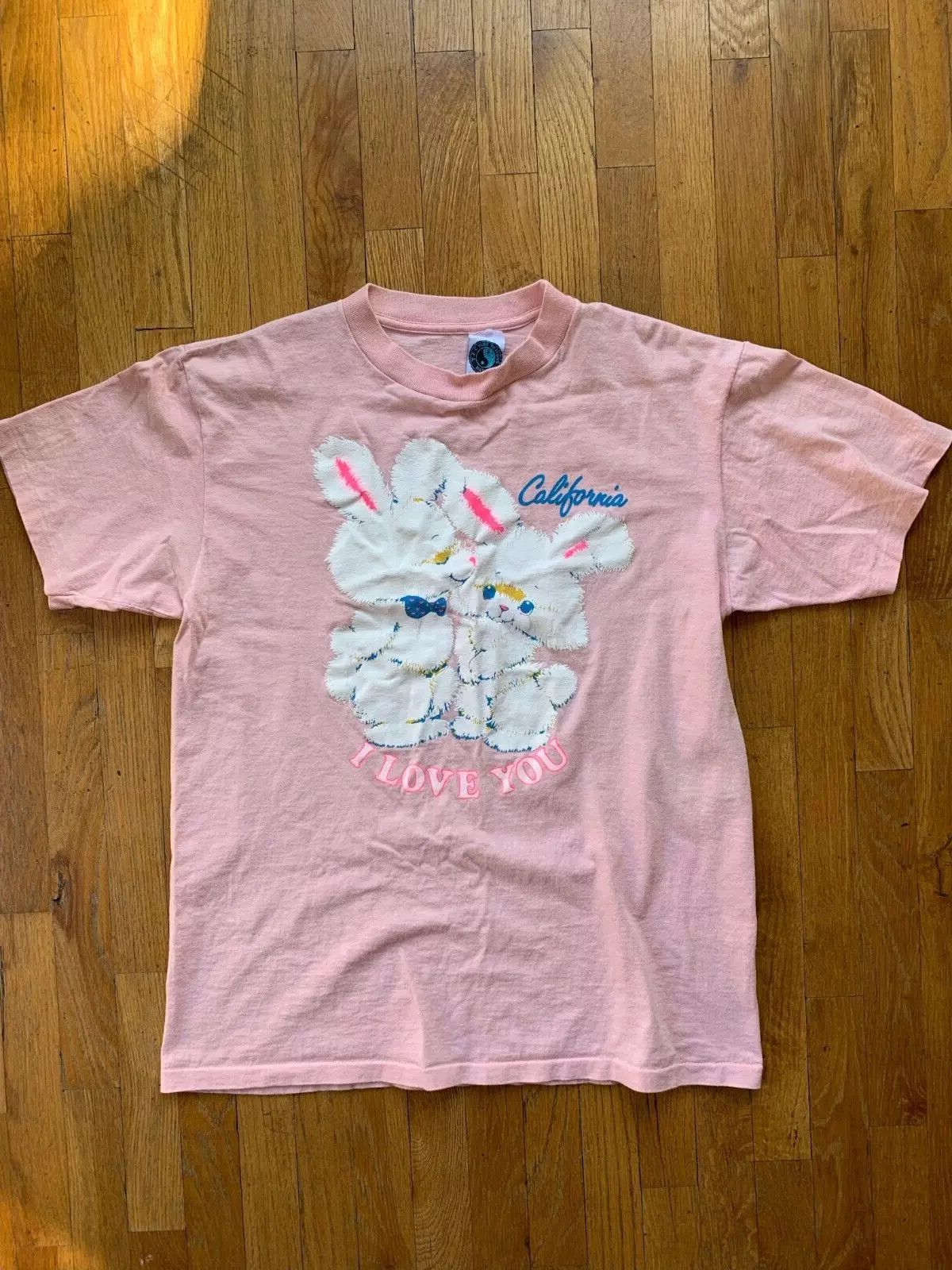 Vintage 80s T&C Town & Country California T-shirt Large Pink Size US L / EU 52-54 / 3 - 1 Thumbnail