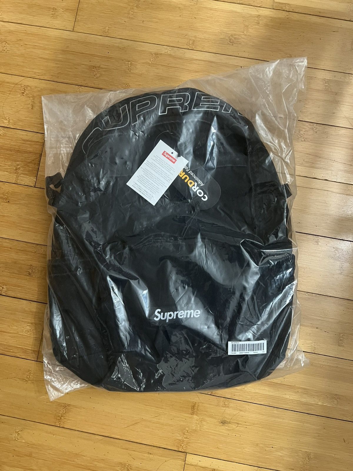 Supreme Supreme FW 2025 Black Denim Backpack Size ONE SIZE - 1 Thumbnail