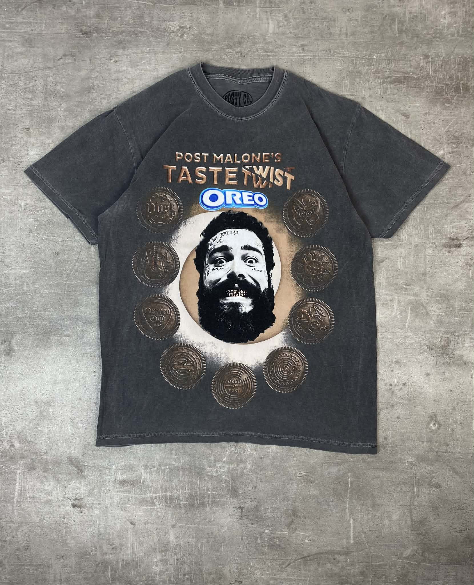 Vintage Post Malone Oreo Washed T-shirt Size M Size US M / EU 48-50 / 2 - 1 Thumbnail