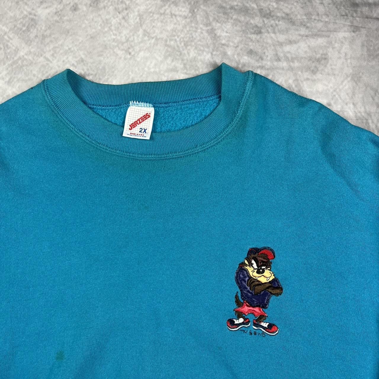Jerzees Vintage Tasmania Devil crewneck Size US XXL / EU 58 / 5 - 3 Thumbnail