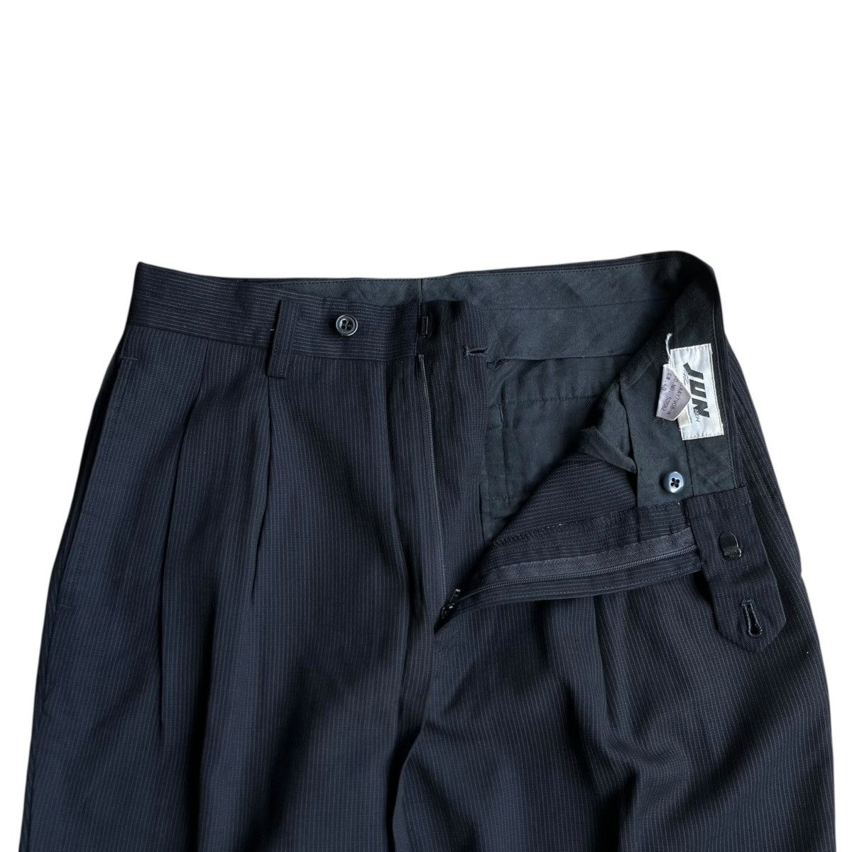 Issey Miyake Junman Trouser Pants Striped Size US 29 - 4 Thumbnail
