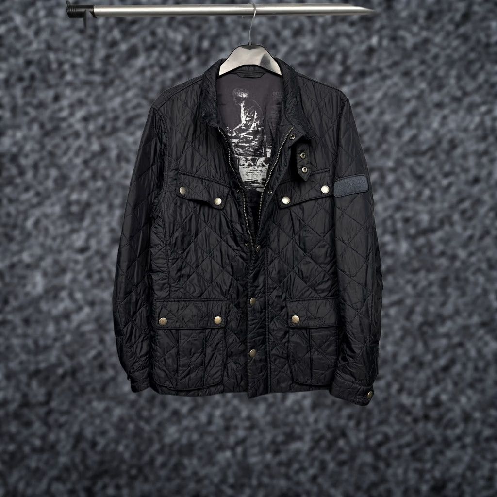 Barbour Barbour Barbour International Ariel Mens Quilted Jacket L Blue Jacket Mens Size US L / EU 52-54 / 3 - 1 Thumbnail