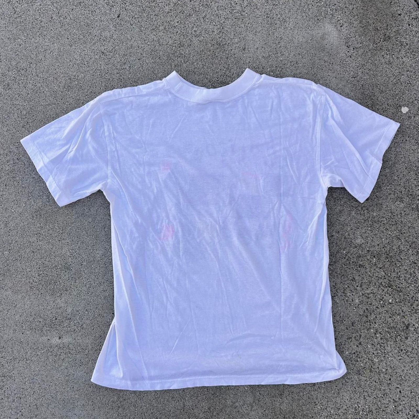 Other Vintage 80s Surf California Vintage Single Stitch White Tee Size US L / EU 52-54 / 3 - 3 Thumbnail