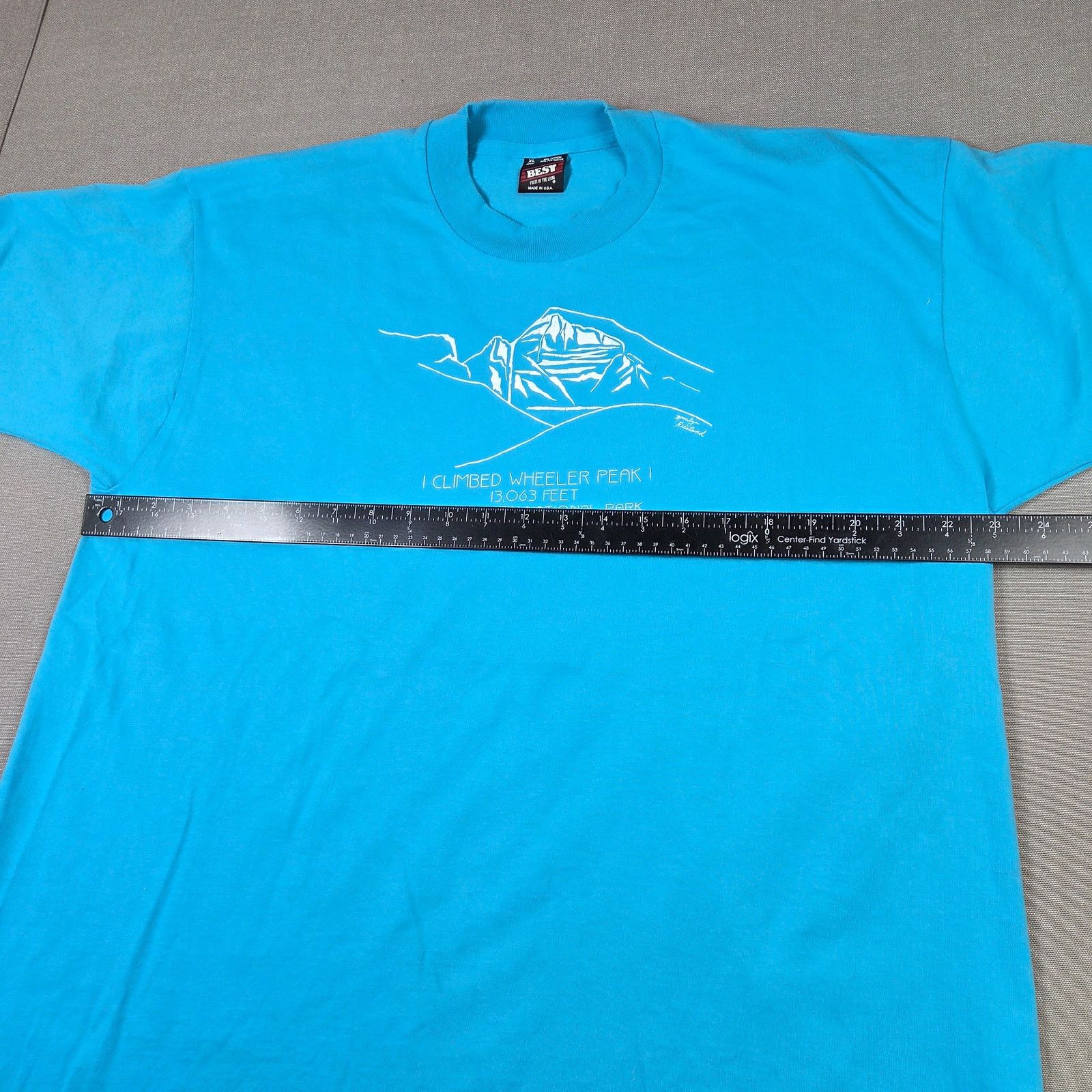 Fruit Of The Loom Vintage Wheeler Peak Great Basin Nevada Tee XL Size US XL / EU 56 / 4 - 12 Thumbnail