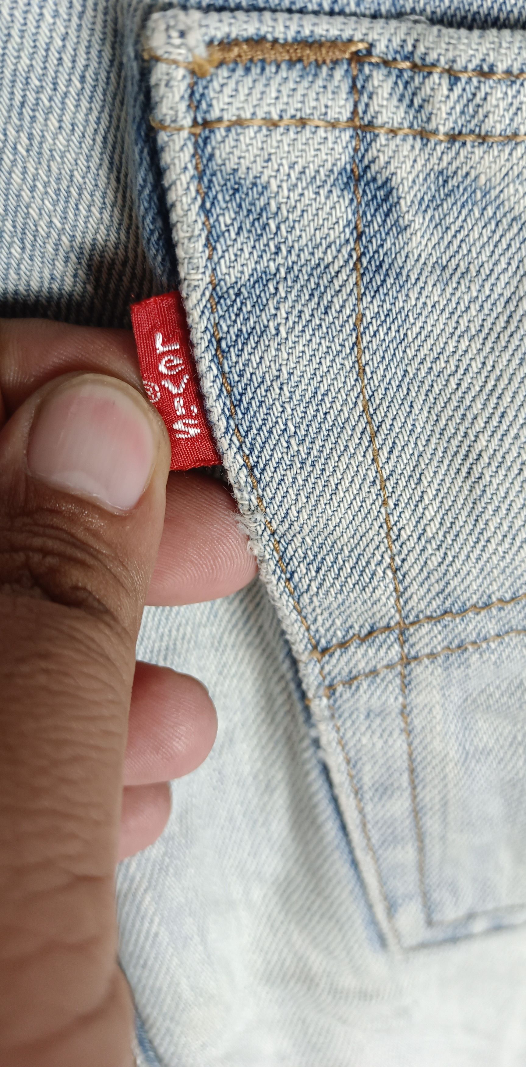 Le Grande Bleu (L.G.B.) × Levi's × Levi's Vintage Clothing Vintage💥 Levi's 533 button C72 single (R) Distressed Size US 32 / EU 48 - 13 Thumbnail