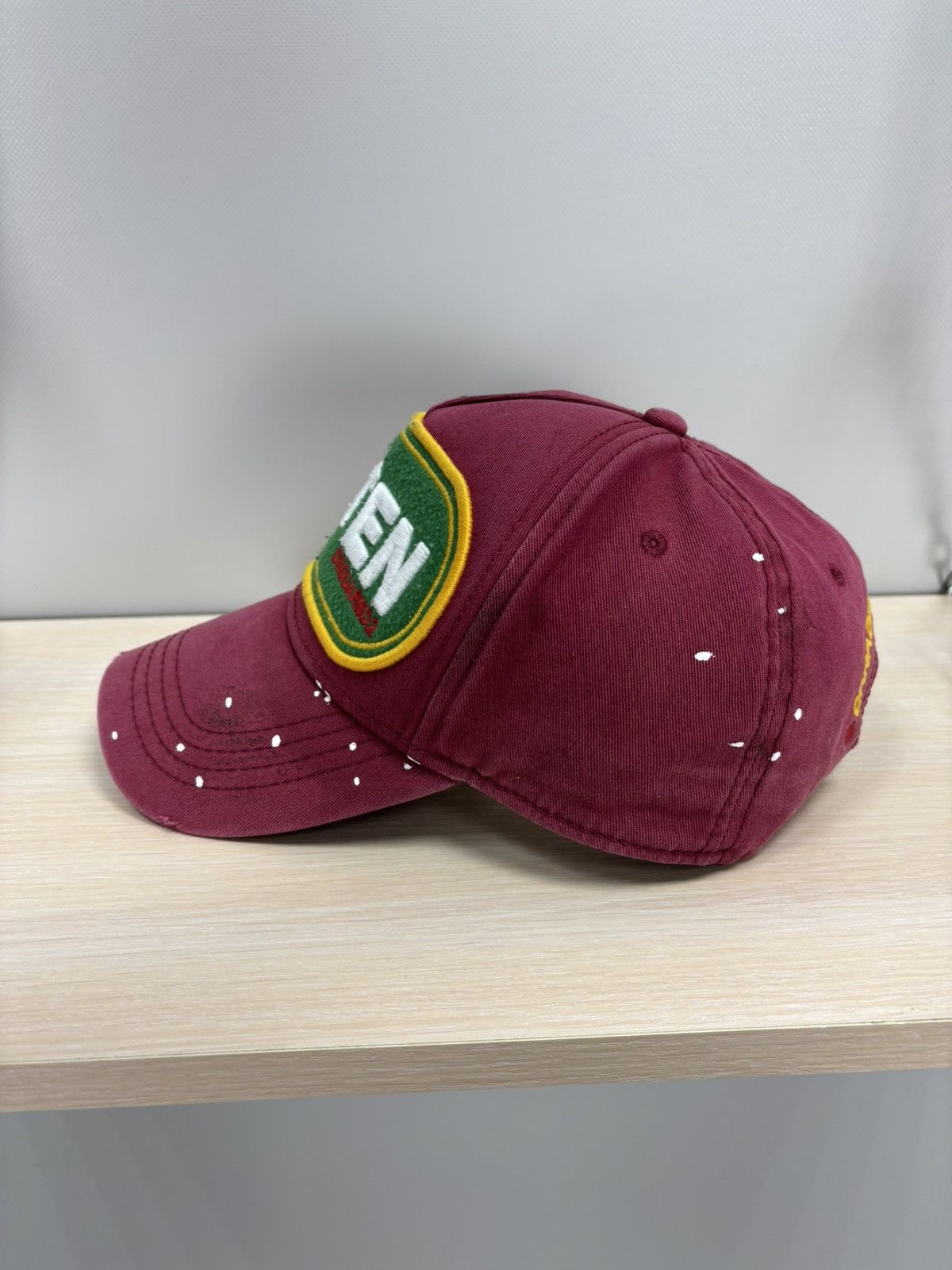 Dsquared2 Mens cap Dsquared2 Color Burgundy Size ONE SIZE - 4 Thumbnail