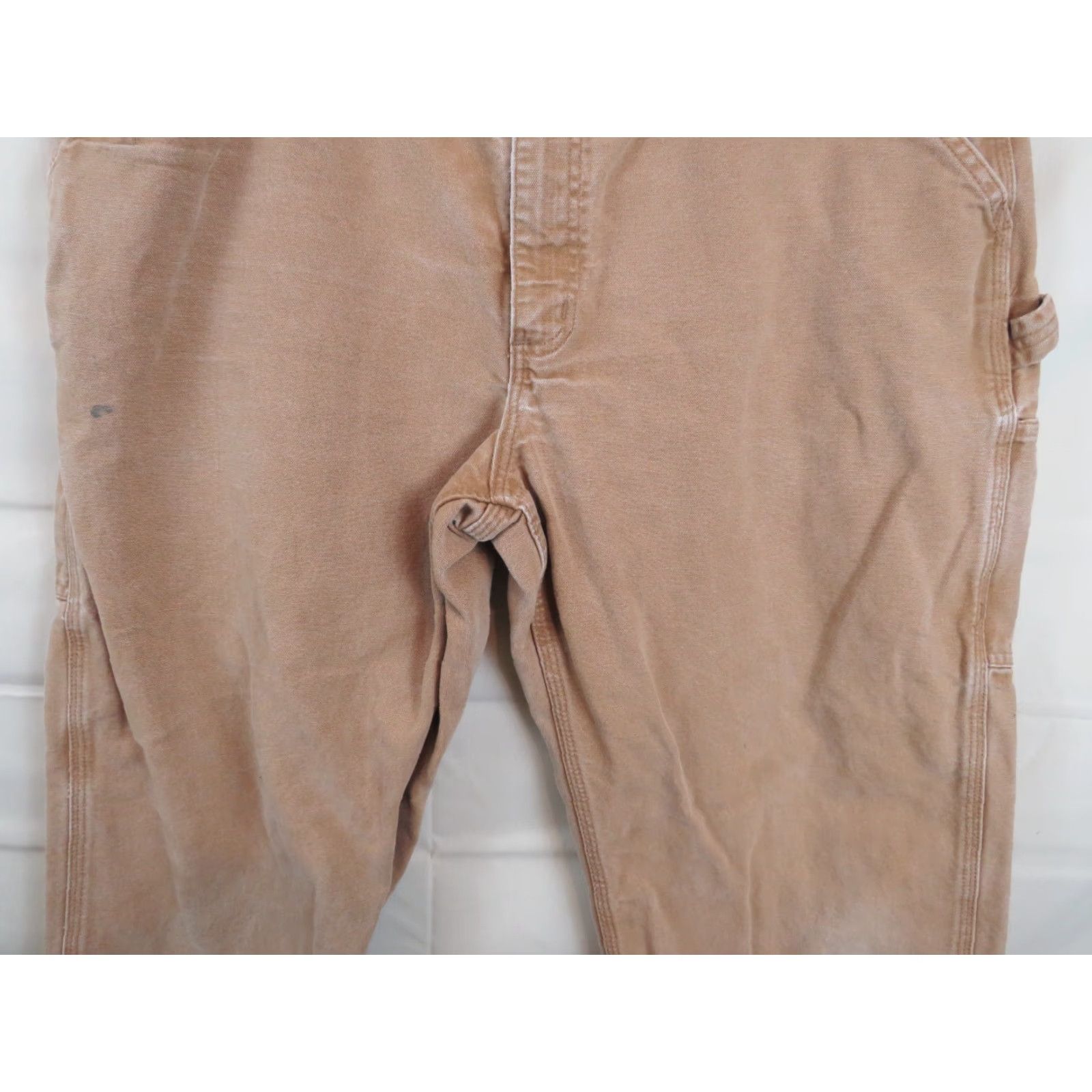 Carhartt Carhartt Jeans Mens Relaxed Dungaree 38x32 Brown Cargo Pants Tapered Modern Workwear 38 Second Hand Mens Size US 38 / EU 54 - 3 Thumbnail