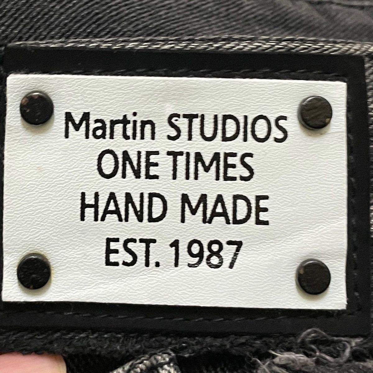 If Six Was Nine Very Rare Vintage Brand Martin Studios Baggy Jeans 2000s Size US 29 - 9 Thumbnail