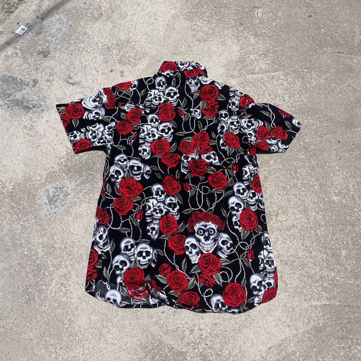 If Six Was Nine SKULL BUTTON UP SHIRT Size US S / EU 44-46 / 1 - 3 Thumbnail