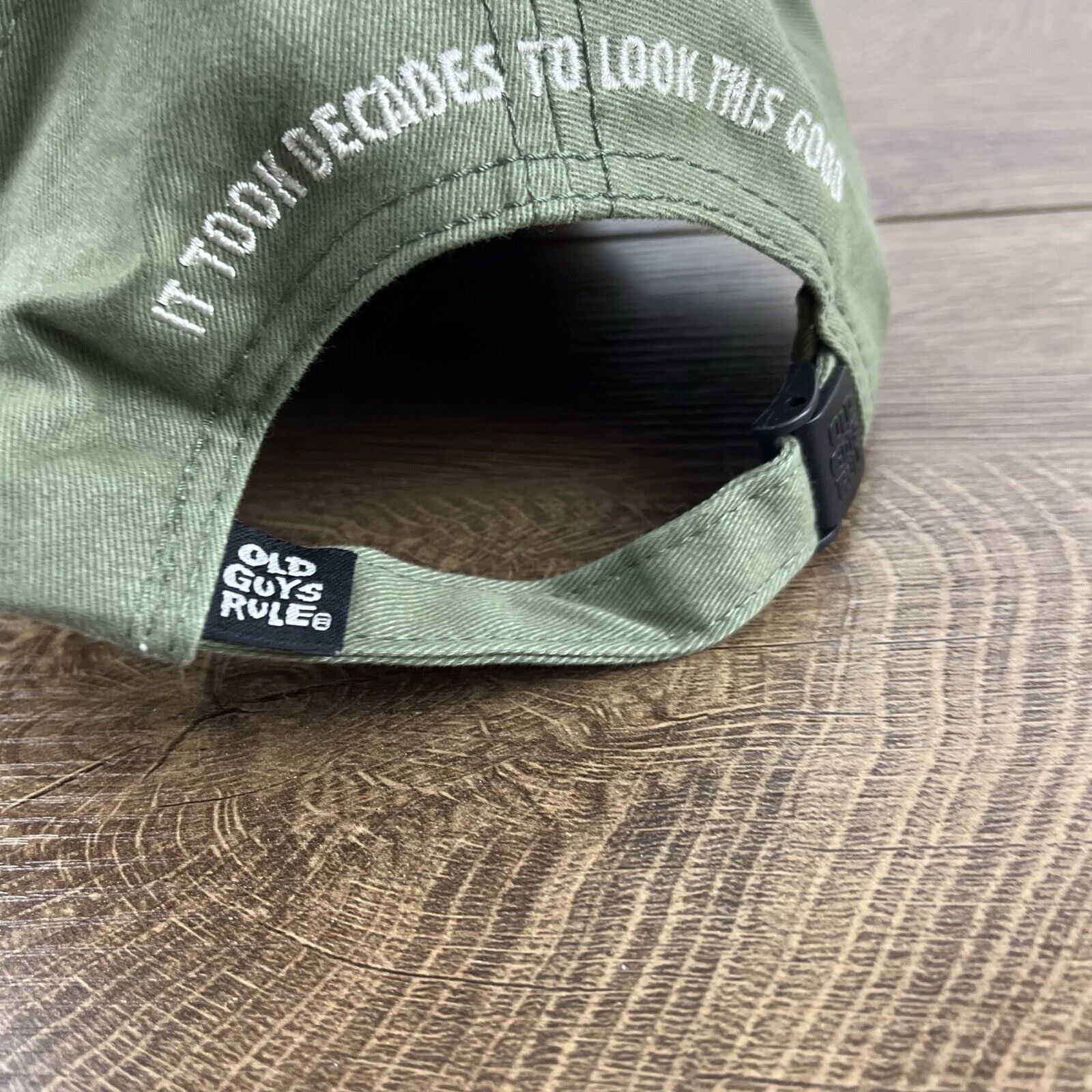 Other Old Guys Rule Hat Old Guys Hat Green Hat Adjustable Hat Gree Size ONE SIZE - 10 Thumbnail