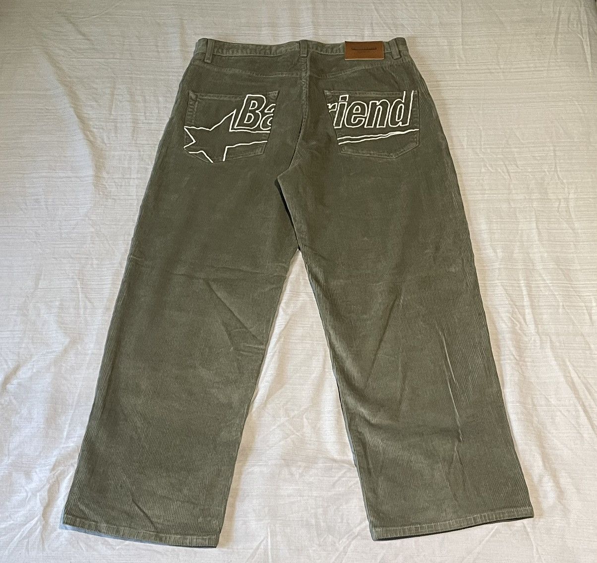 Badfriend corduroy baggee pants