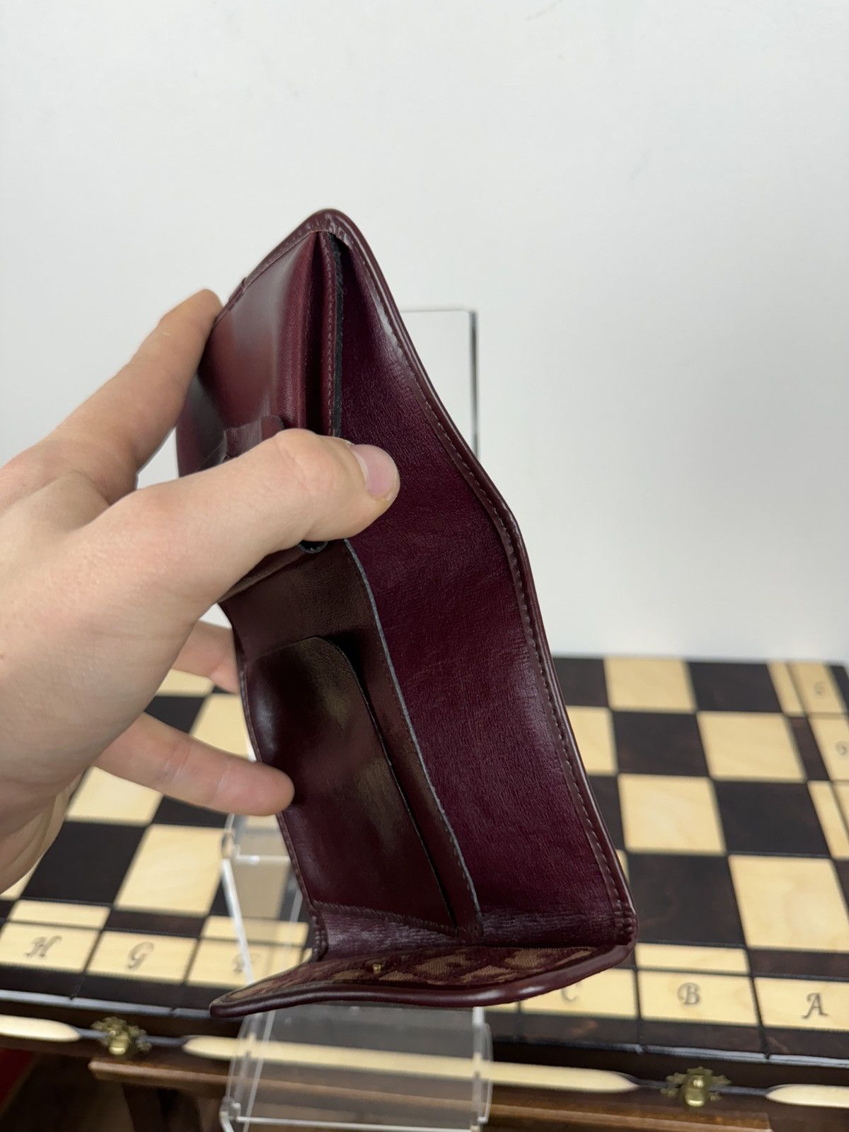 Dior Vintage rare leather wallet Christian Dior original luxury Size ONE SIZE - 3 Thumbnail