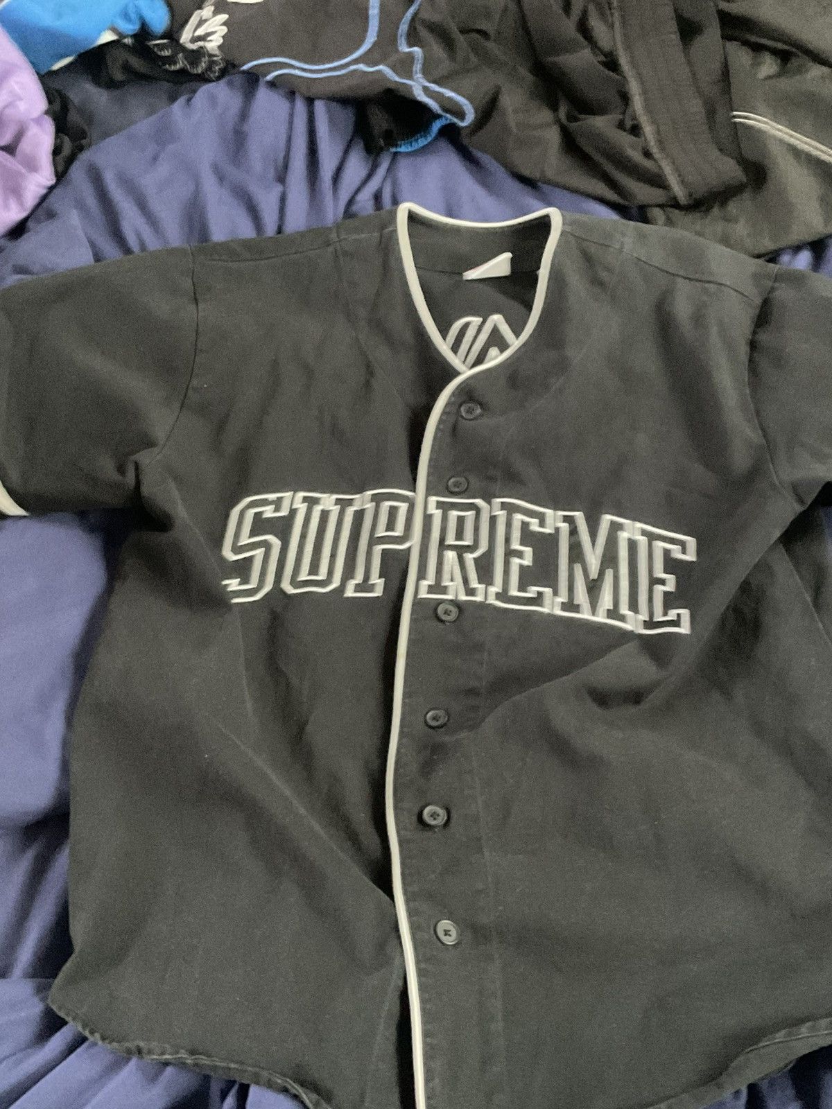 Supreme × Timberland Supreme Timberland baseball jersey black Size US S / EU 44-46 / 1 - 2 Thumbnail