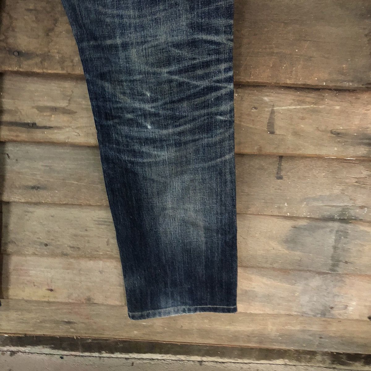 Uniqlo Uniqlo UJ faded Blue ripped distressed Denim Pants #7307 Size US 30 / EU 46 - 21 Thumbnail