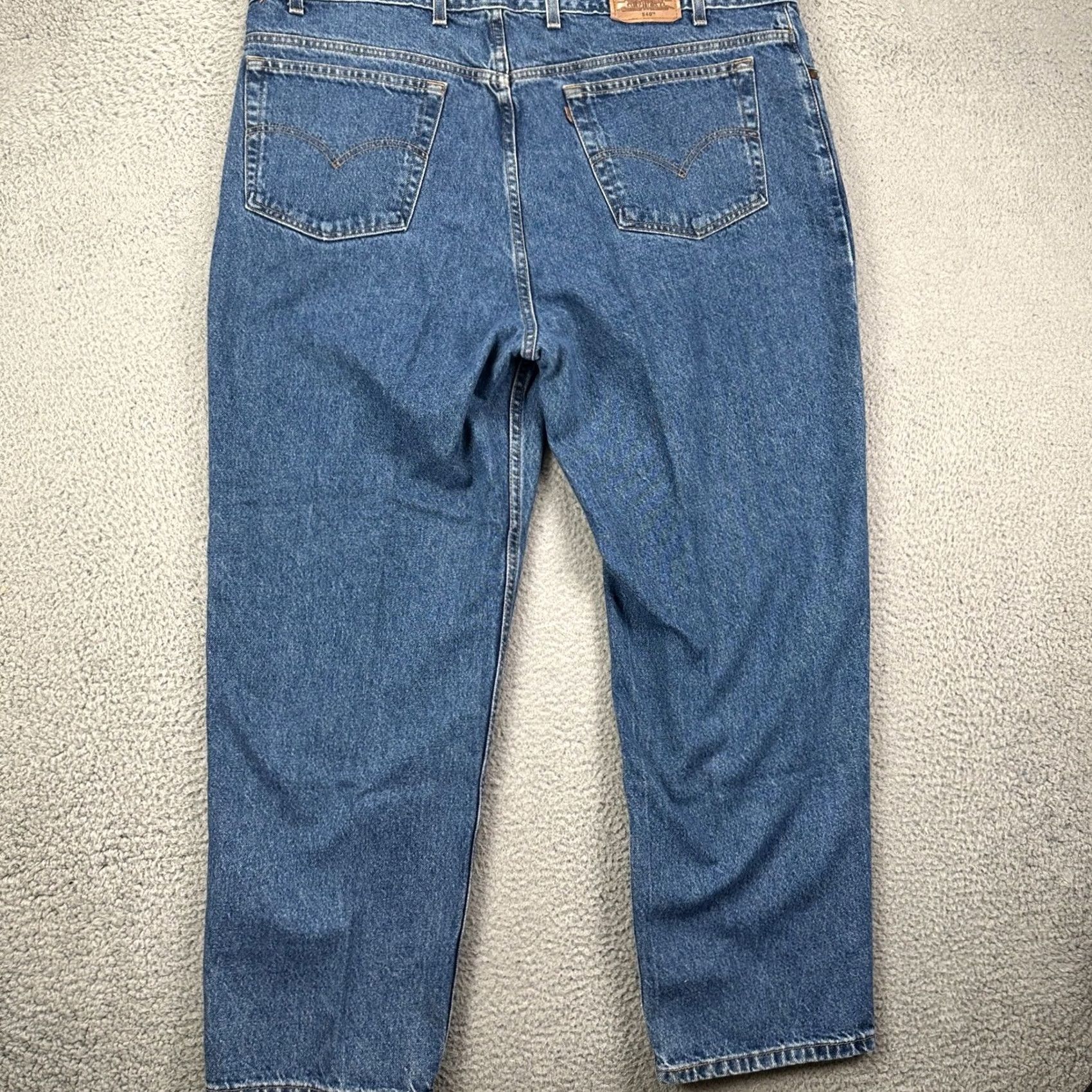 Levi's VINTAGE Levi's 540 Jeans Mens Relaxed Straight Denim 46X30 Blue Orange Tab 100% Cotton Size US 30 / EU 46 - 2 Thumbnail