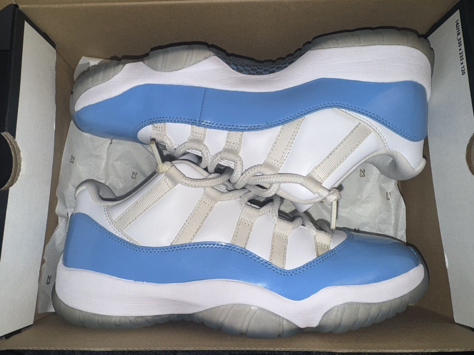 Jordan Brand Jordan 11 Retro Low University Blue Size US 9.5 / EU 42-43 - 2 Thumbnail