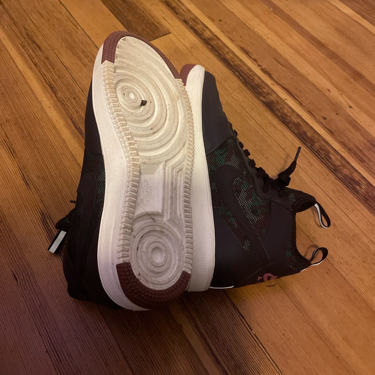 Nike SAMPLE* Air Force 1 “Port Wine” Size US 9 / EU 42 - 3 Thumbnail