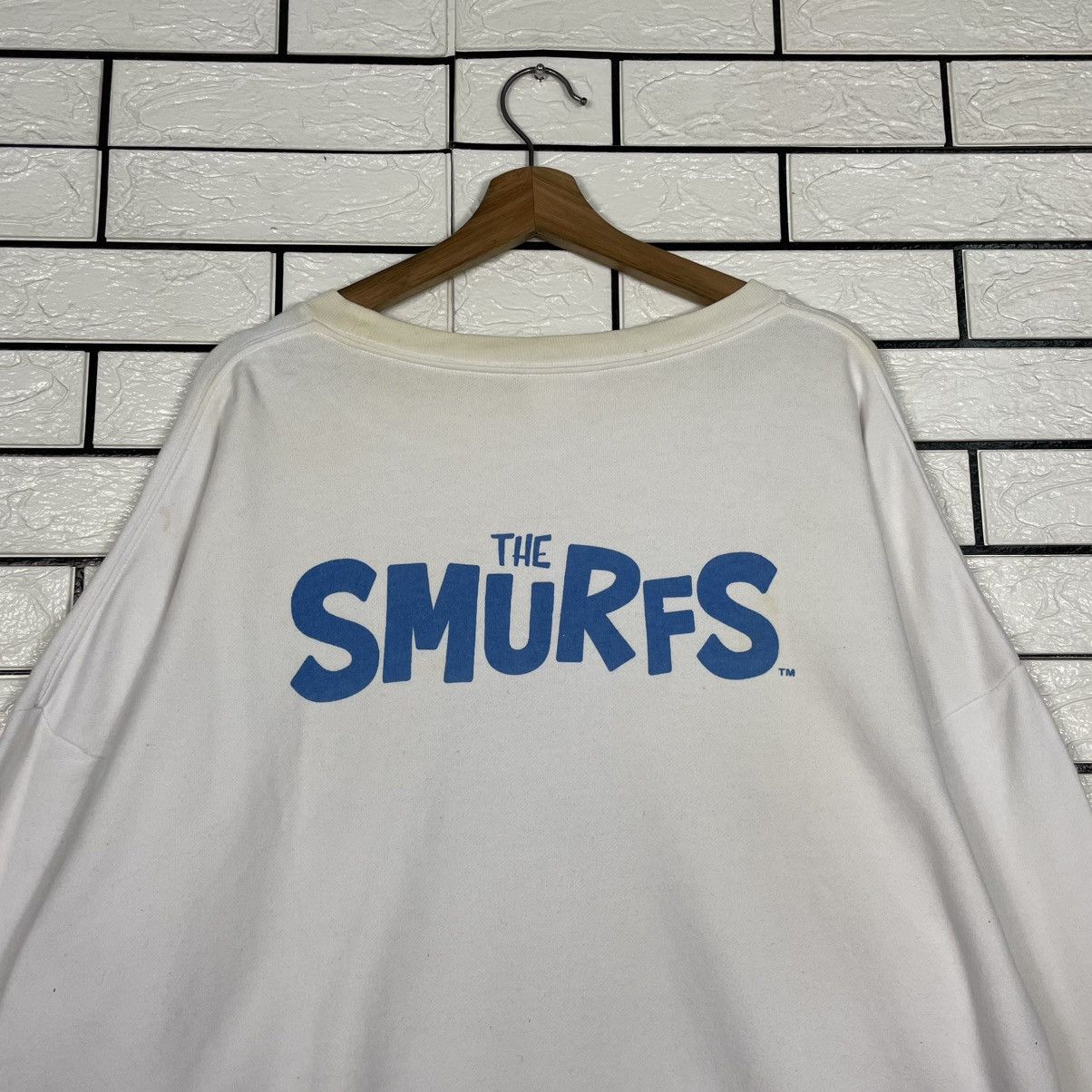 Japanese Brand The Smurf Crewneck Sweatshirt Size US L / EU 52-54 / 3 - 8 Thumbnail