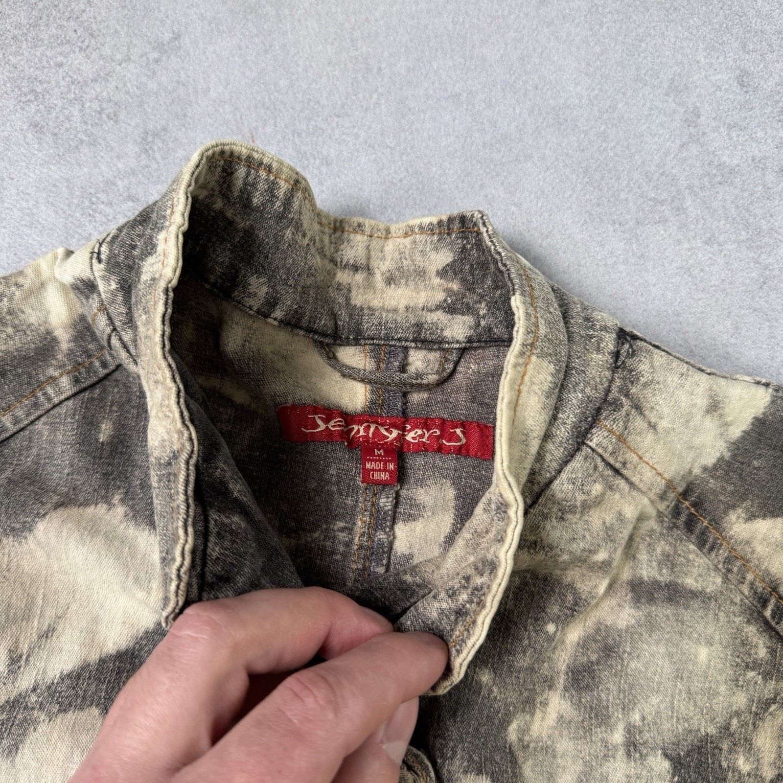 Vintage Vintage Jennyfer J Napoleon Jacket Tie Dye Size M Women Size M / US 6-8 / IT 42-44 - 11 Thumbnail
