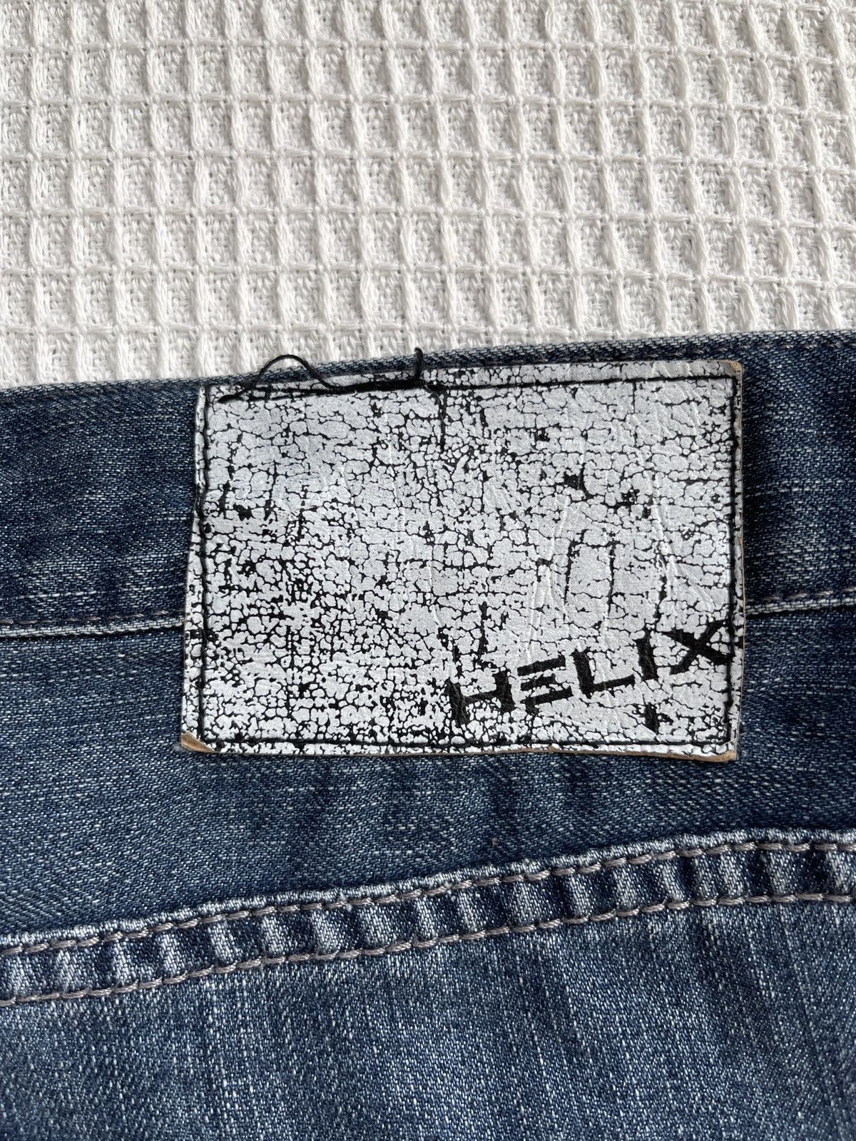 Helix Rare🔥Helix Seditionaries Skulls Relaxed Boot Denim Jeans Size US 36 / EU 52 - 8 Thumbnail