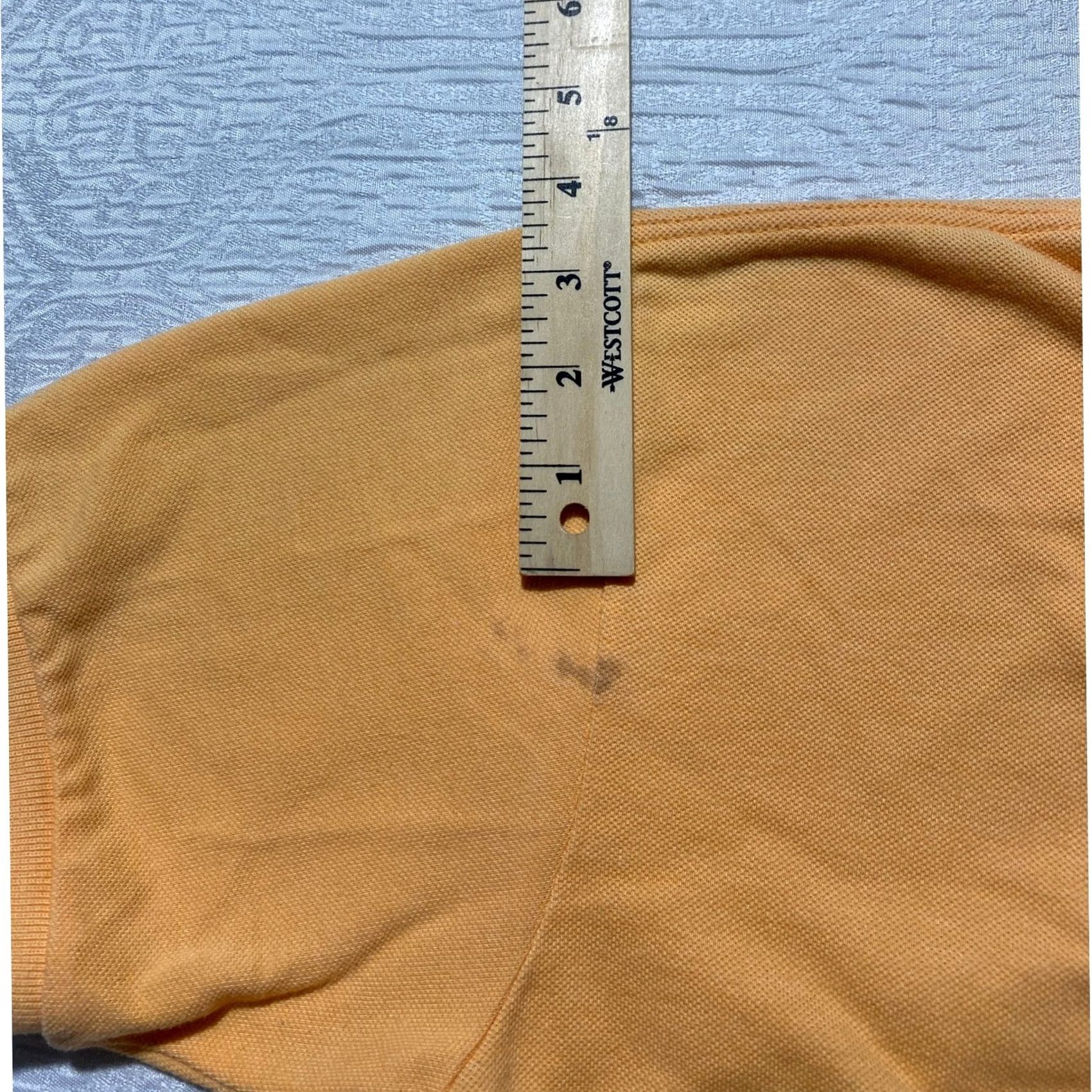 Lacoste Lacoste Mens Polo Shirt Medium Orange Peach Short Sleeve Logo Classic Pique Size US M / EU 48-50 / 2 - 2 Thumbnail