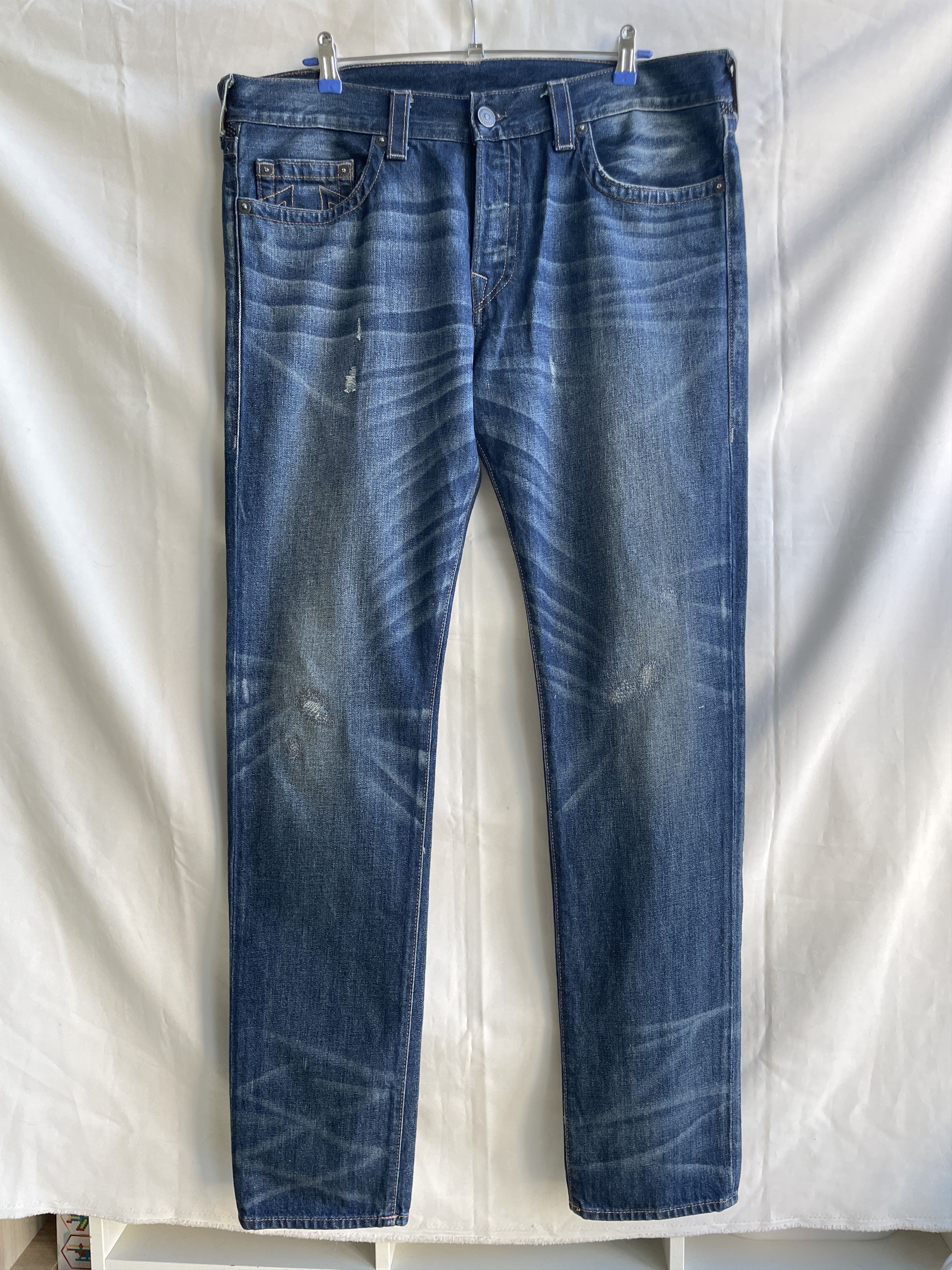 True Religion True Religion Made in USA Rocco Relaxed Skinny Denim Size 36 Size US 36 / EU 52 - 1 Thumbnail