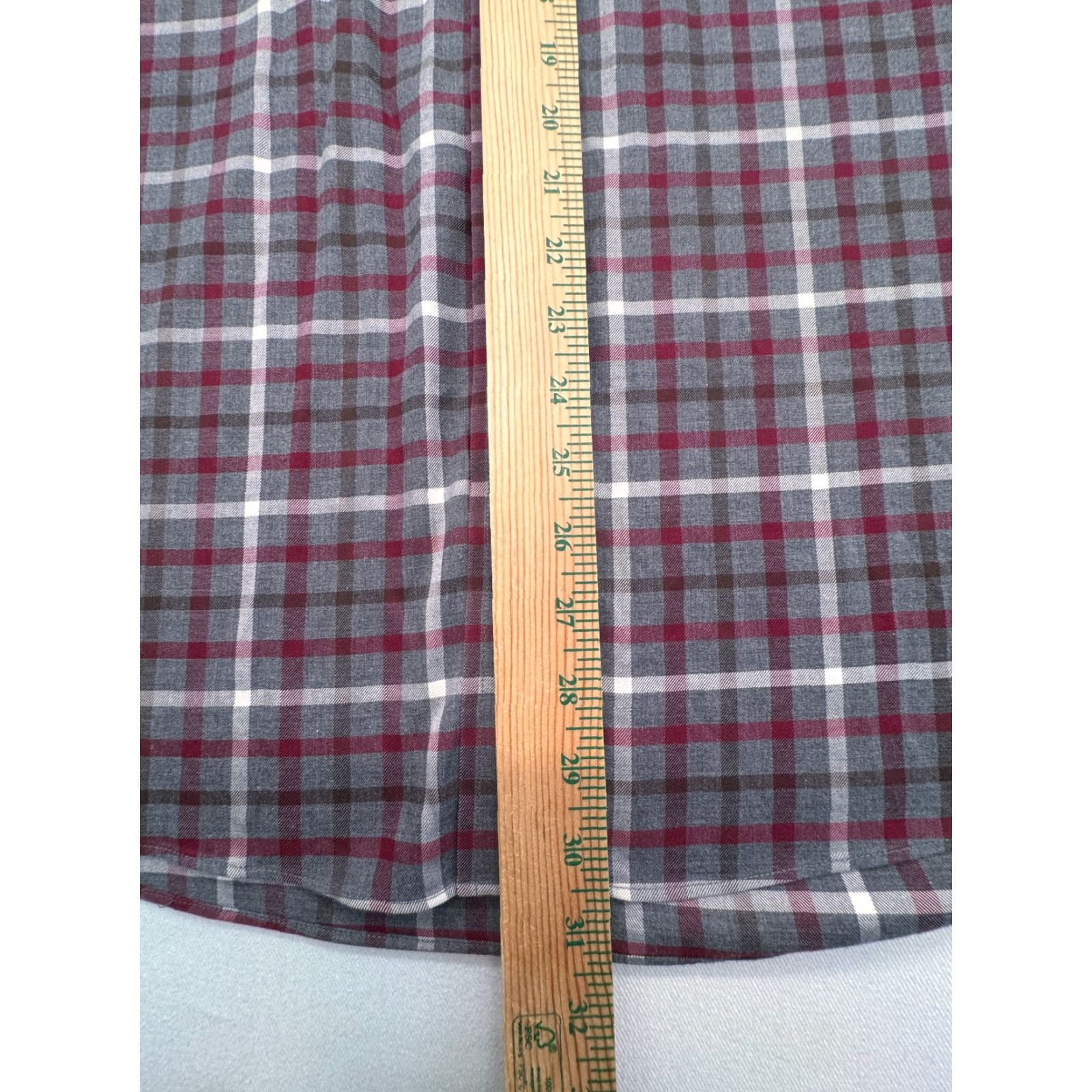Jos. A. Bank Jos. A. Banks Long Sleeve Button-Up Mens XL Check Shirt 100% Cotton Multicolor Knit Traveler Size US XL / EU 56 / 4 - 5 Thumbnail