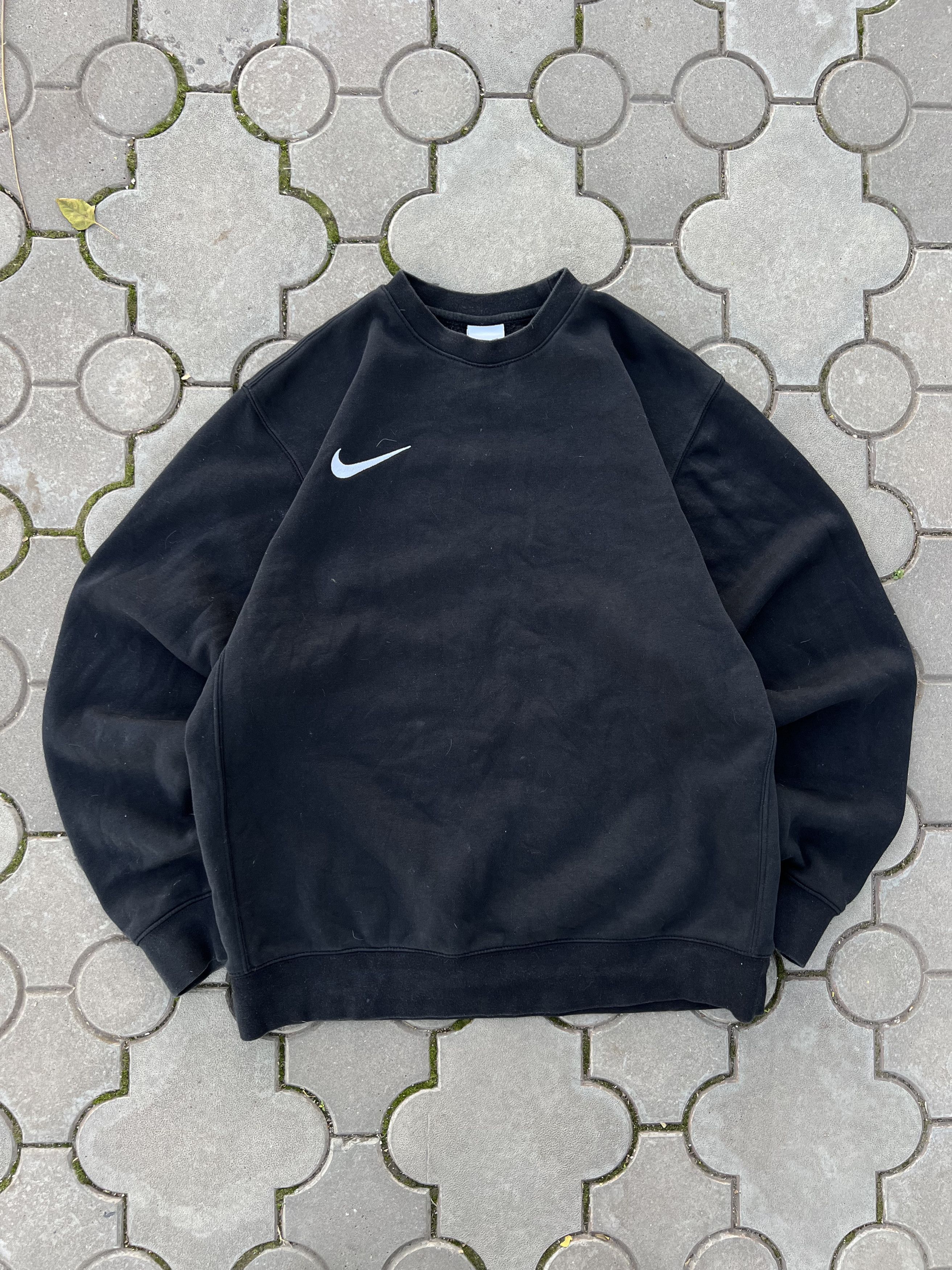 Nike Streetwear Vintage Vintage Nike Mini Swoosh Boxy Sweatshirt Y2K USA Grailed