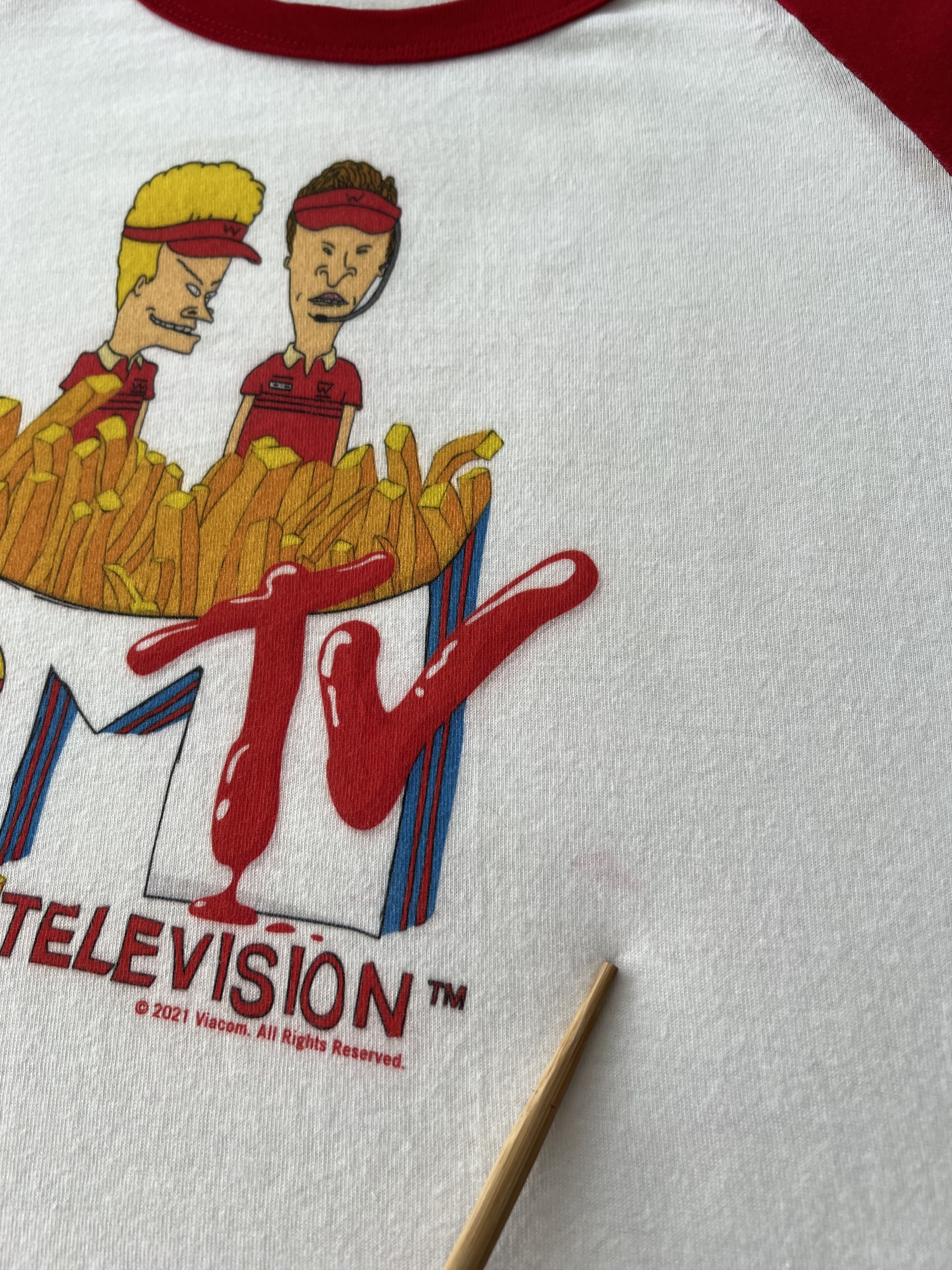 Cartoon Network Vintage 2021 Beavis and Butt-Head MTV Cartoon Long Sleeve Size US L / EU 52-54 / 3 - 6 Thumbnail