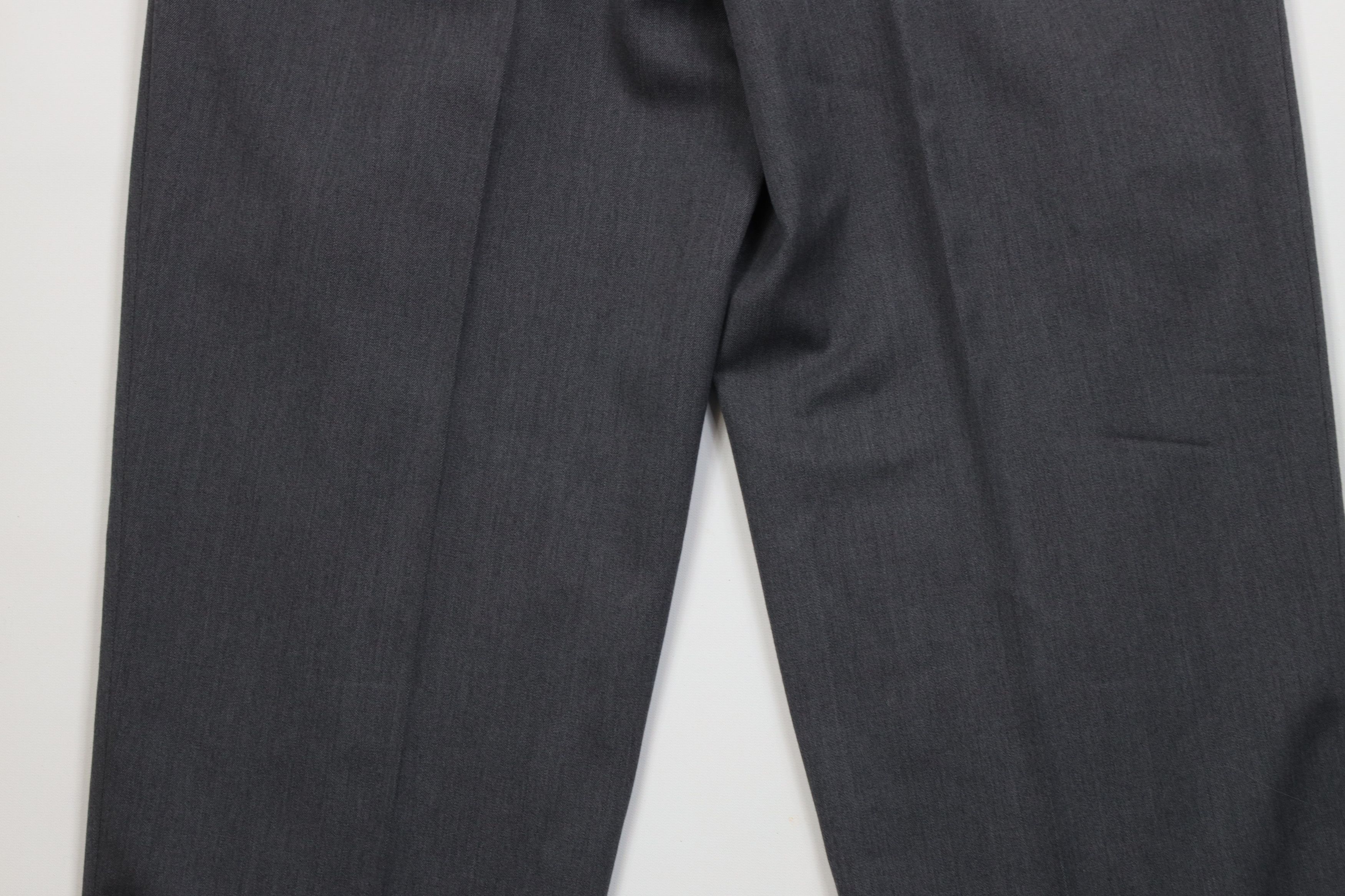 Vintage Vintage 90s Streetwear Wool Knit Wide Leg Chino Pants Gray Size US 34 / EU 50 - 14 Thumbnail