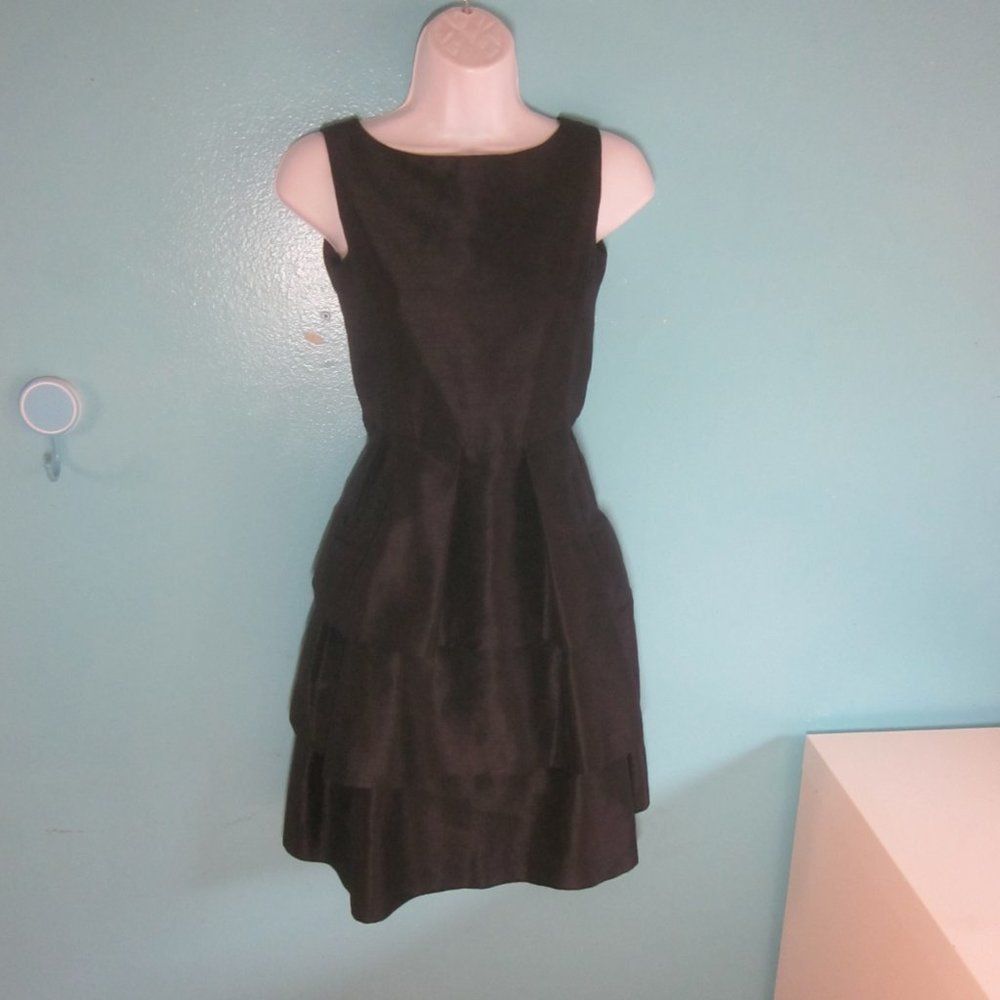 Samantha Sung Alfred Sung Black Tiered Party Dress Size 2 Size XS / US 0-2 / IT 36-38 - 3 Thumbnail