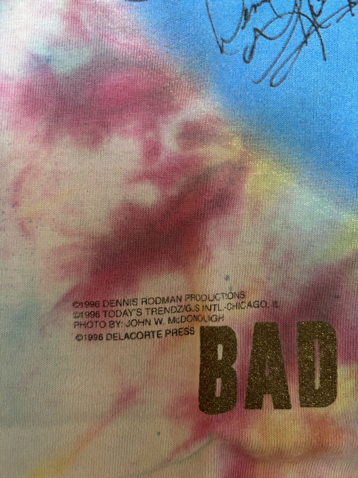 Vintage Rare vintage 90s Dennis Rodman friends & family tie dye tee Size US L / EU 52-54 / 3 - 6 Thumbnail