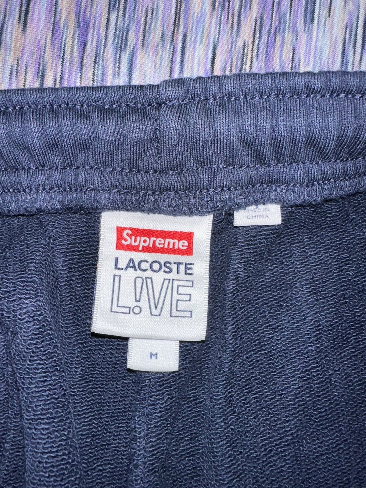 Lacoste × Supreme Supreme Lacoste Logo Panel Sweatshort Size US 32 / EU 48 - 4 Thumbnail