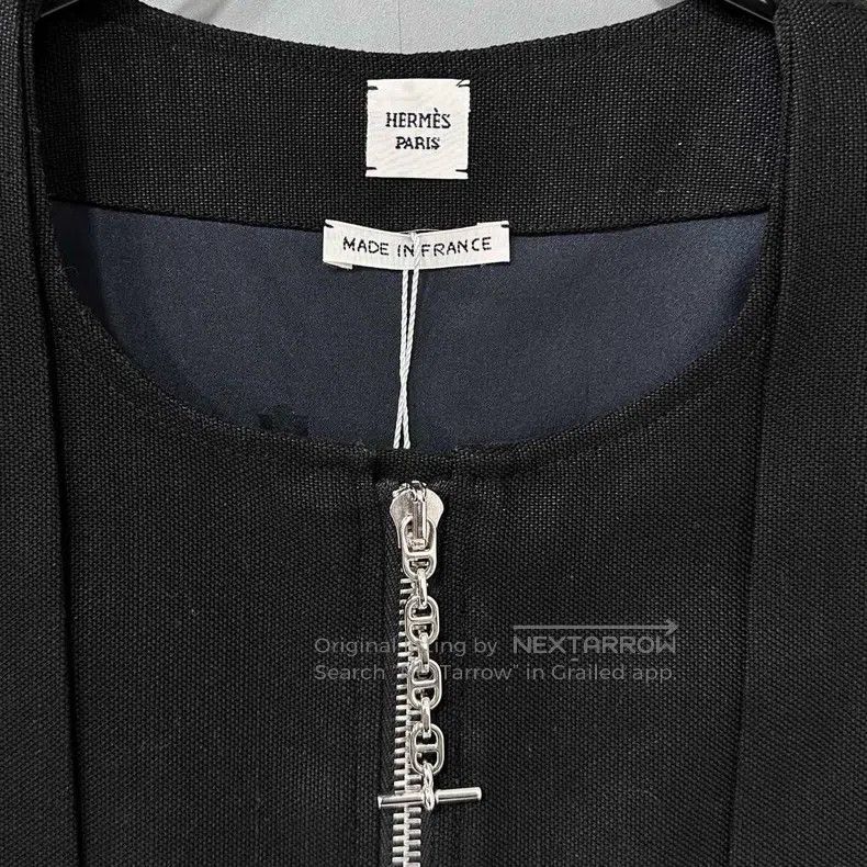 Hermes Hermes Zip-Up Vest Dress Size XS / US 0-2 / IT 36-38 - 4 Thumbnail