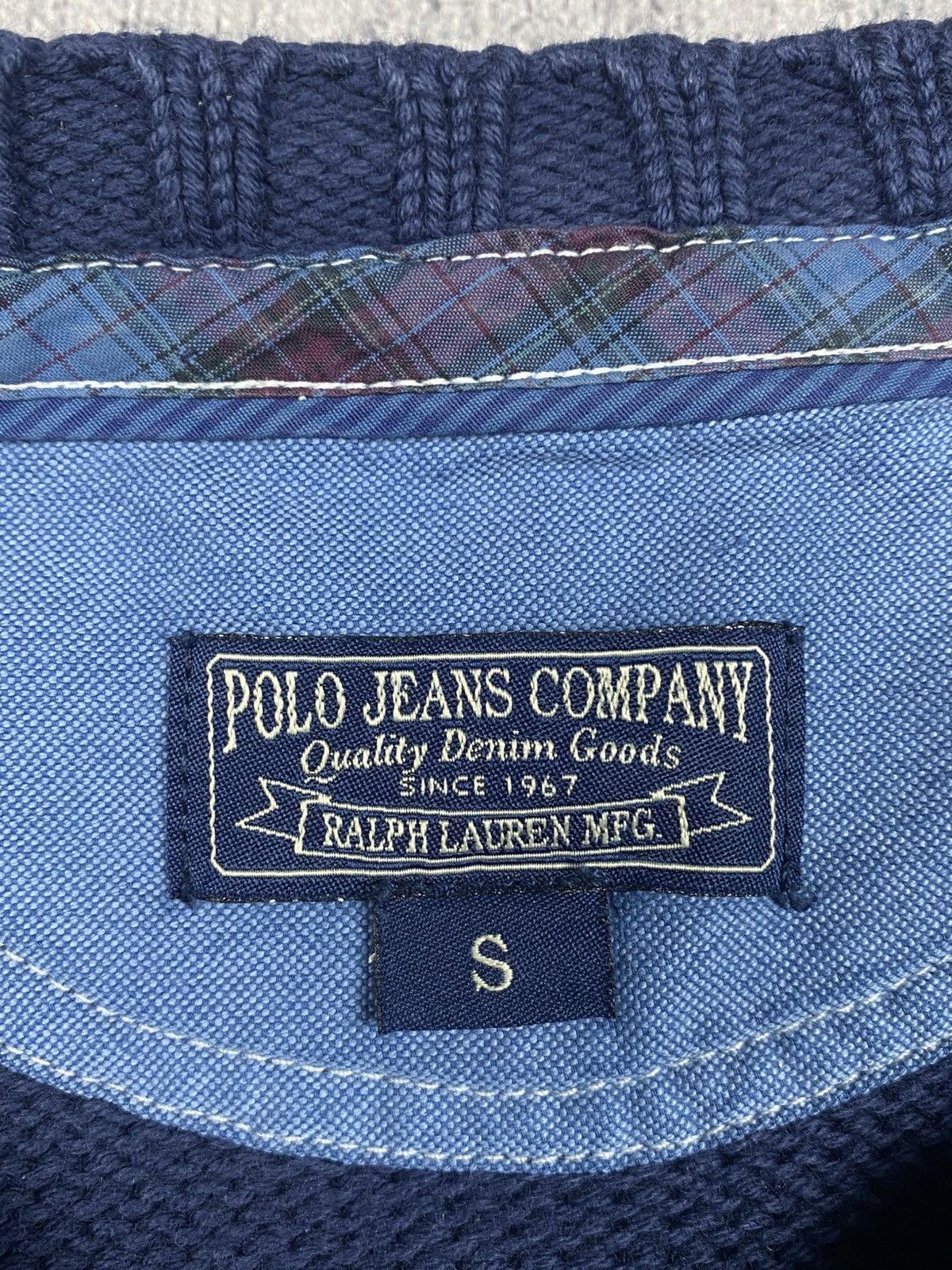 Polo Ralph Lauren Polo Ralph Lauren Jeans Co Cotton Cashmere Knit Sweater Size US S / EU 44-46 / 1 - 16 Thumbnail