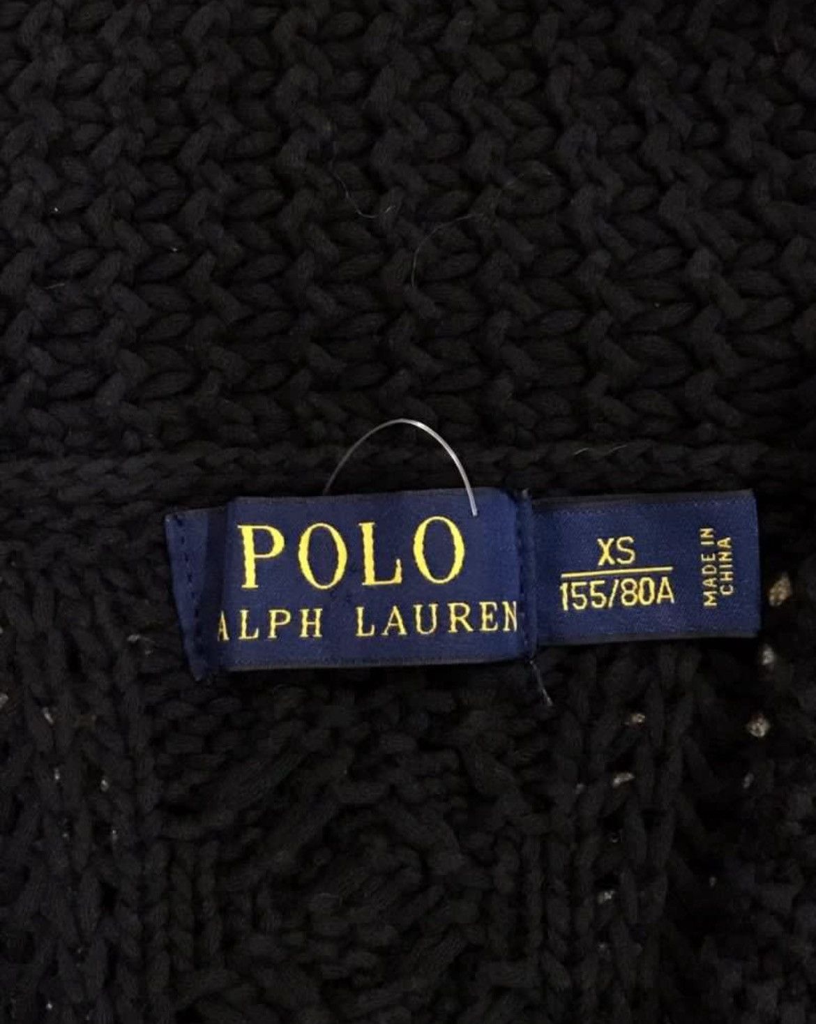 Polo Ralph Lauren × Ralph Lauren × Vintage Polo Ralph Lauren Cable Knit Shawl Cardigan Size S / US 4 / IT 40 - 3 Thumbnail