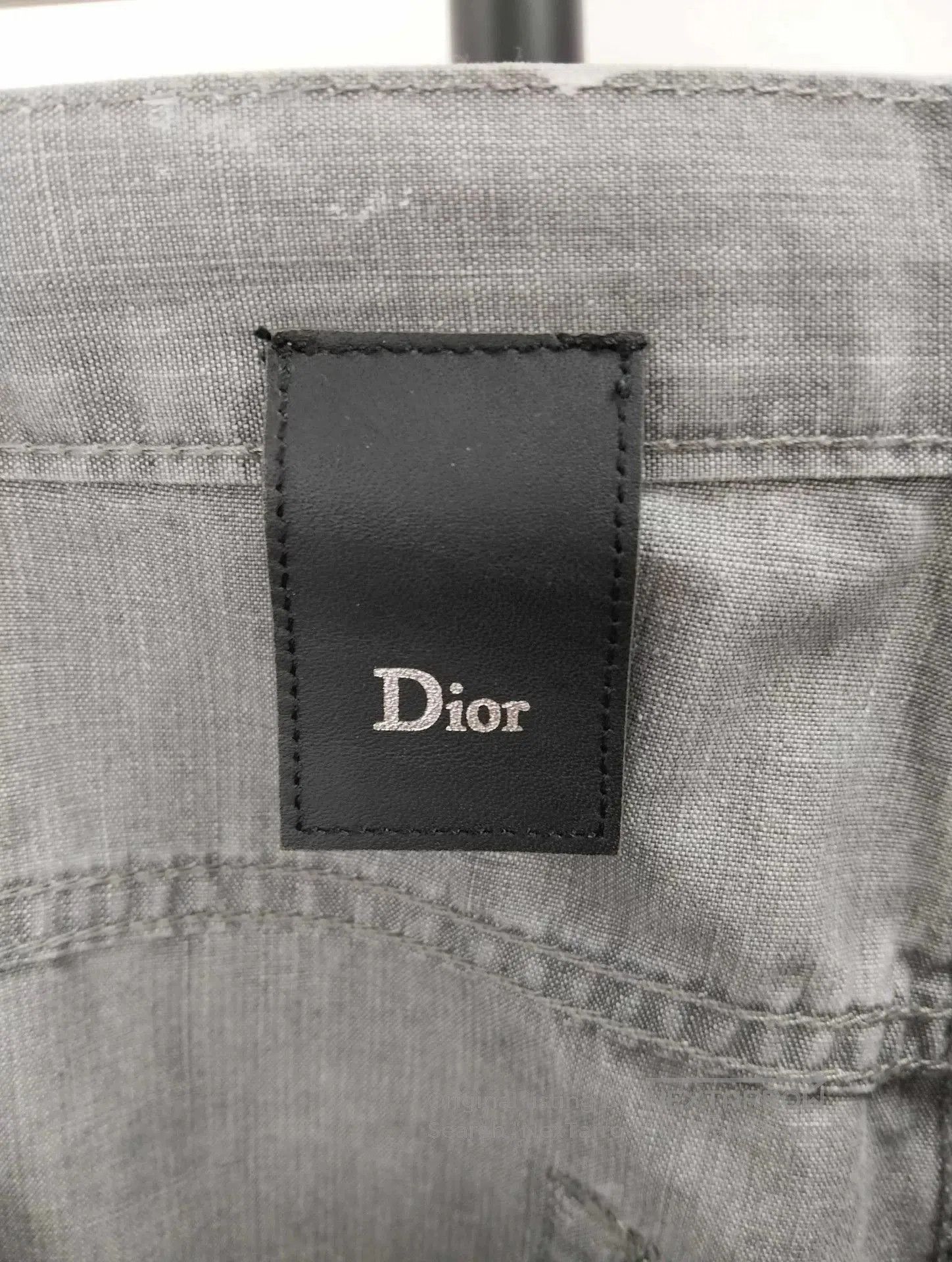 Dior Dior Gray Denim Pants Size 29. Size US 29 - 3 Thumbnail