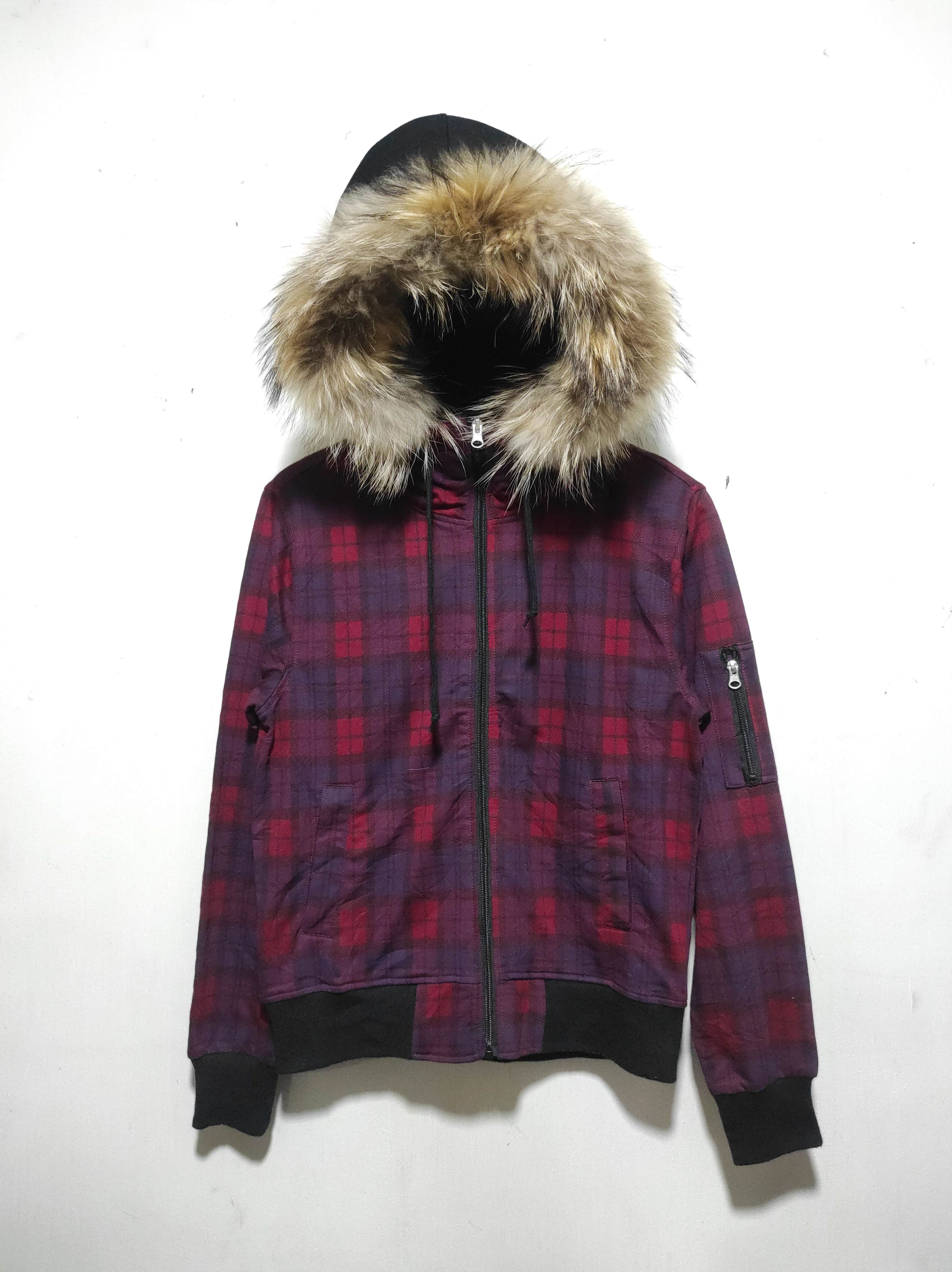 Hysteric Glamour Euroyal Plaid zip fur Hoodie Ifsixwasnine lgb style Size US M / EU 48-50 / 2 - 13 Thumbnail