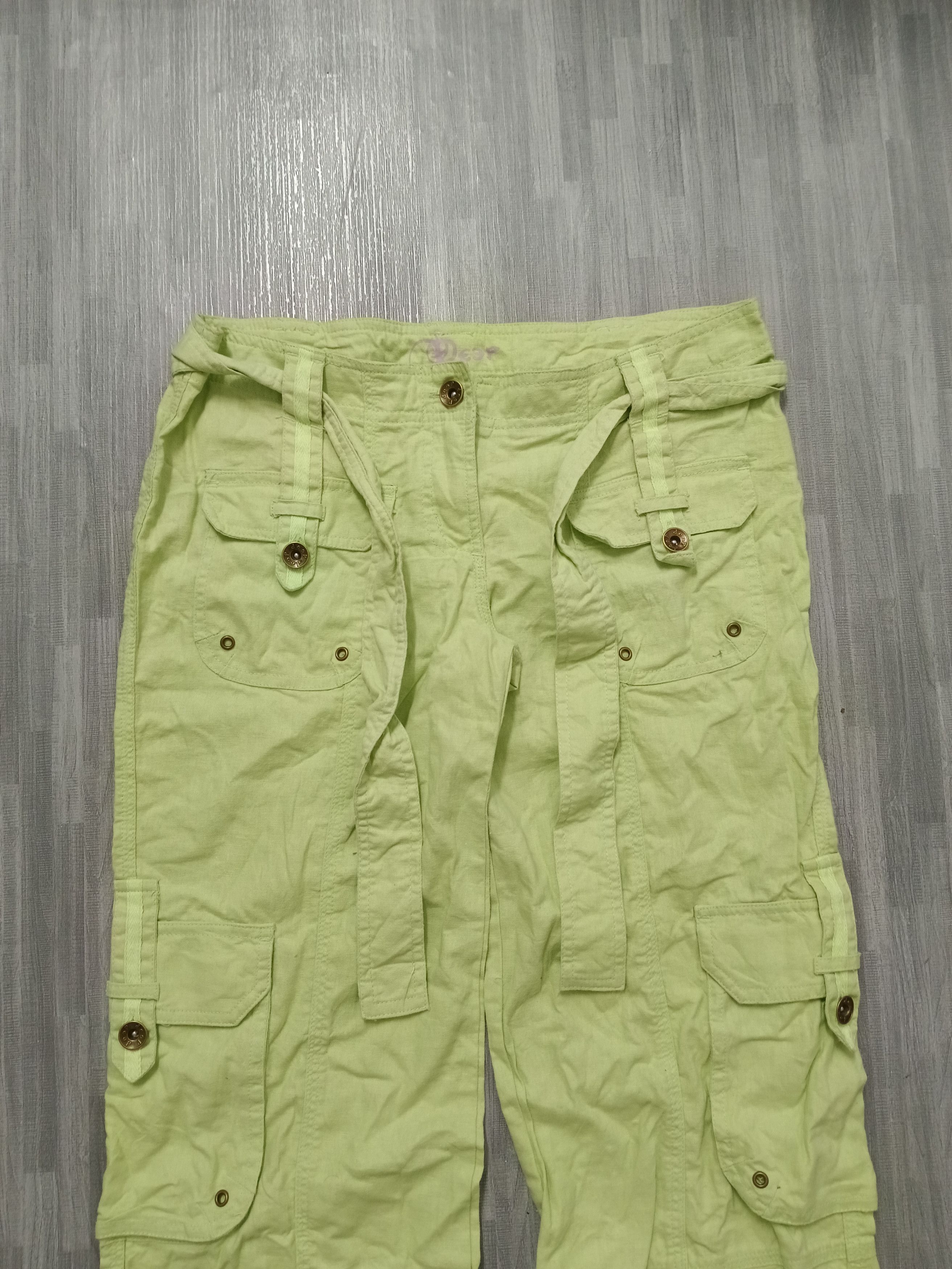 Vintage DEEP FLARE TACTICAL CARGO PANTS Size 29" - 4 Thumbnail