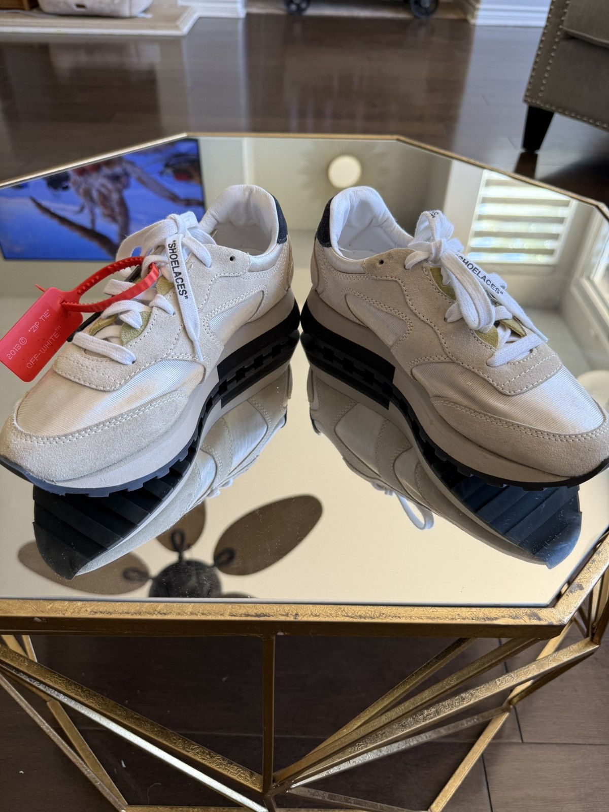 Off-White Off-White Women’s HG Runner ‘Beige’ Size US 8 / IT 38 - 6 Thumbnail