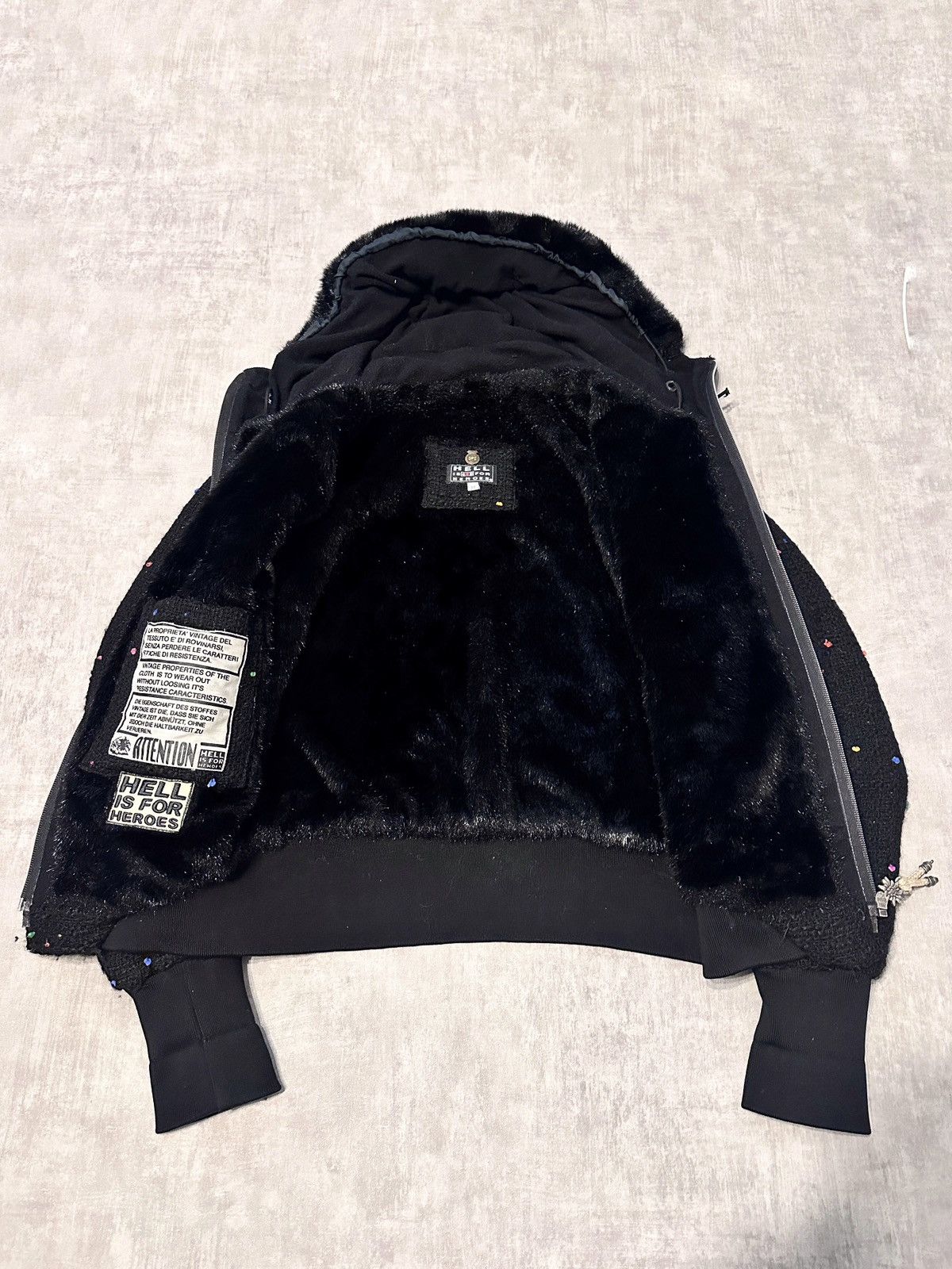 If Six Was Nine × Japanese Brand × Le Grande Bleu (L.G.B.) Vintage Ifsixwasnine LGB style Faux Fur Zip Hoodie Size US S / EU 44-46 / 1 - 5 Thumbnail