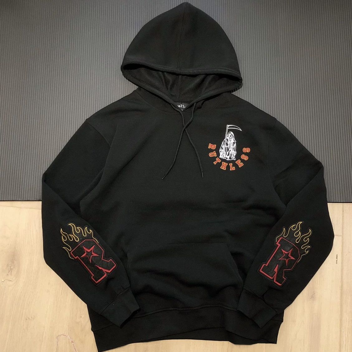 Other Ruthless Black Embroidered 1991 Hoodie Size US L / EU 52-54 / 3 - 1 Thumbnail