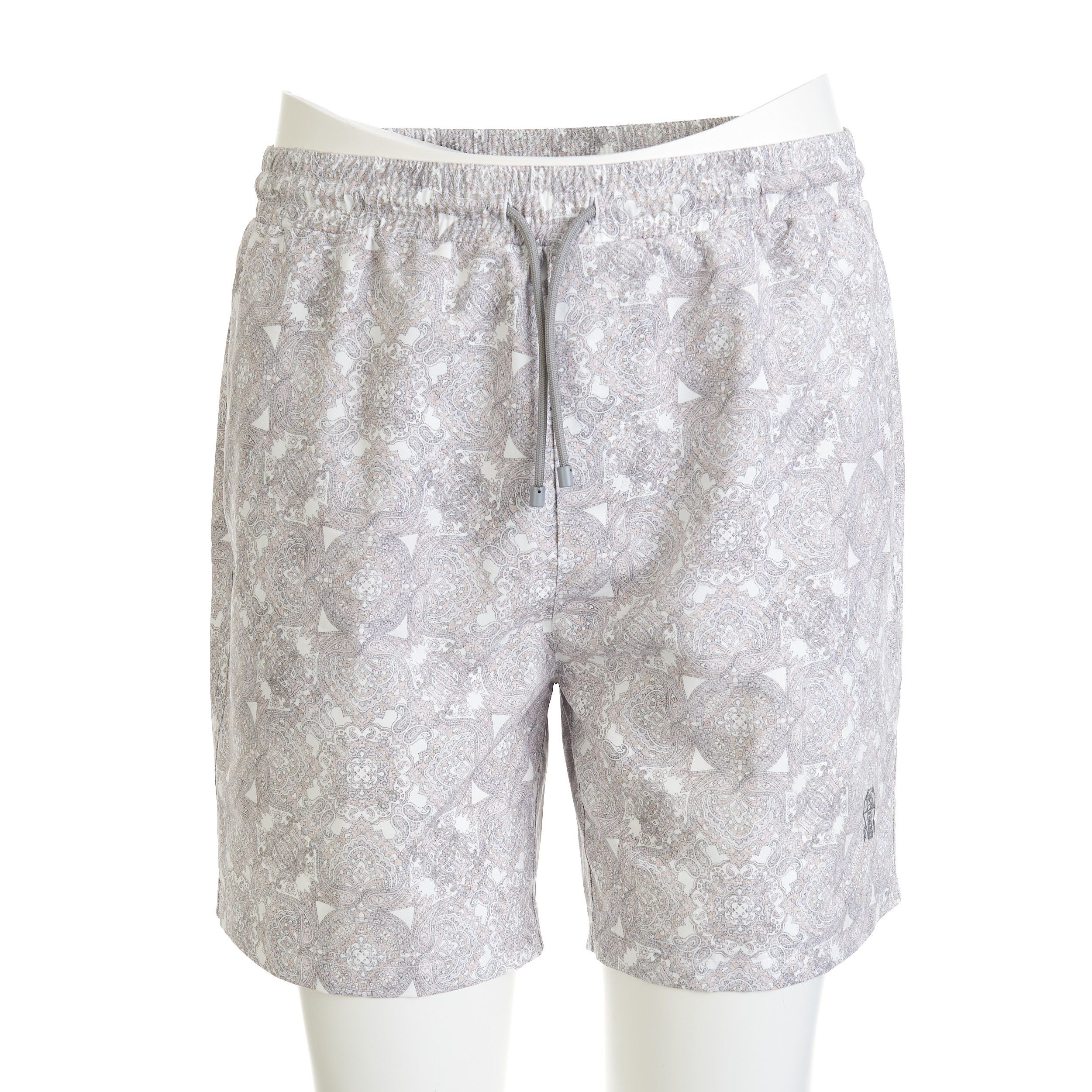 Brunello Cucinelli Swim Shorts With Paisley Print & Logo Embroidery Size M Size US 30 / EU 46 - 4 Thumbnail