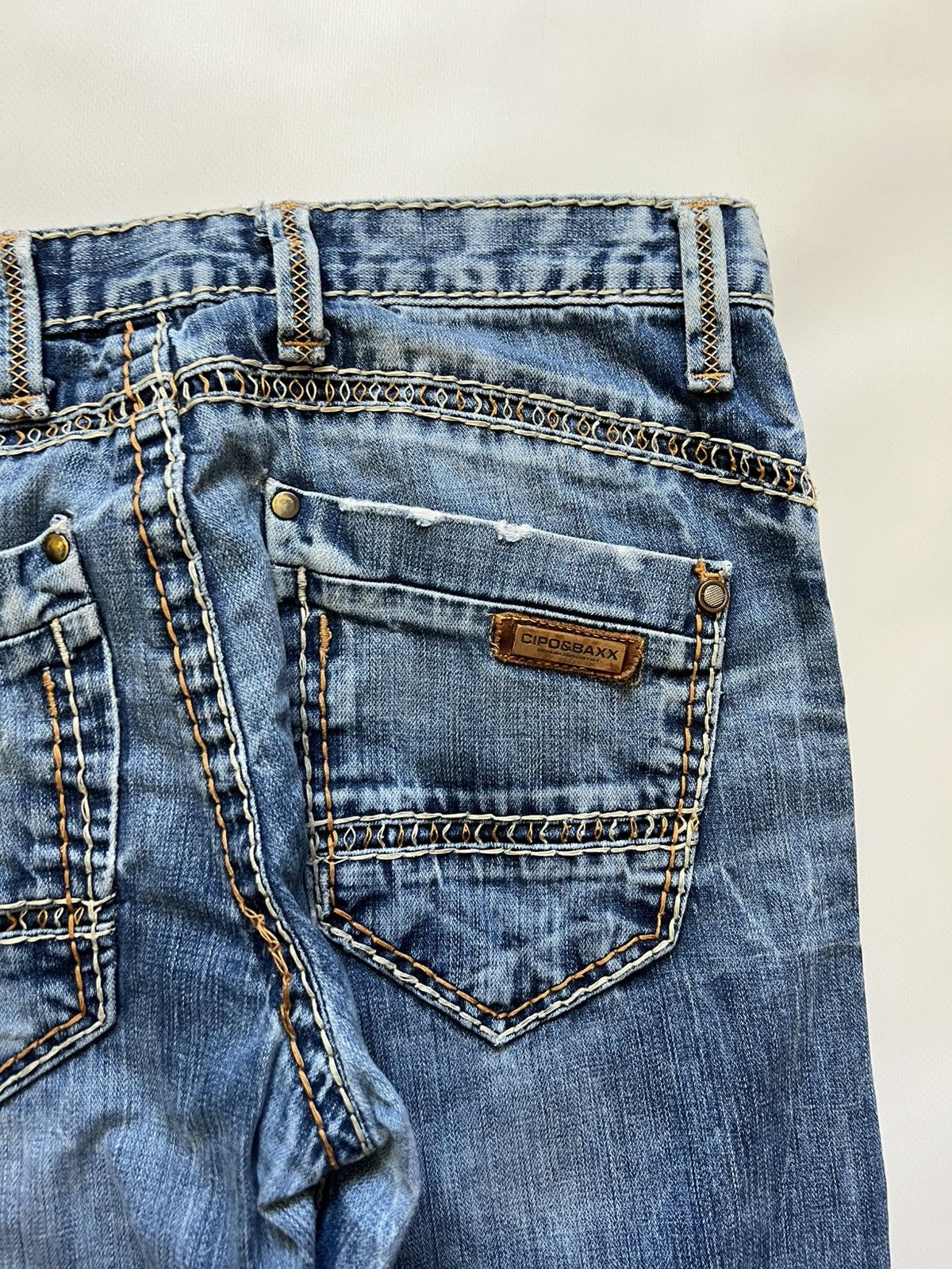 Rock Revival Cipo Baxx Blue Pants Jeans Denim Rare Size US 32 / EU 48 - 3 Thumbnail