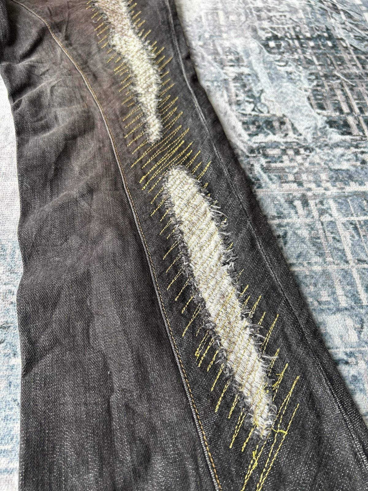 GOSTAR DE FUGA Fuga Super Flared Rockstar Jeans Size US 31 - 13 Thumbnail