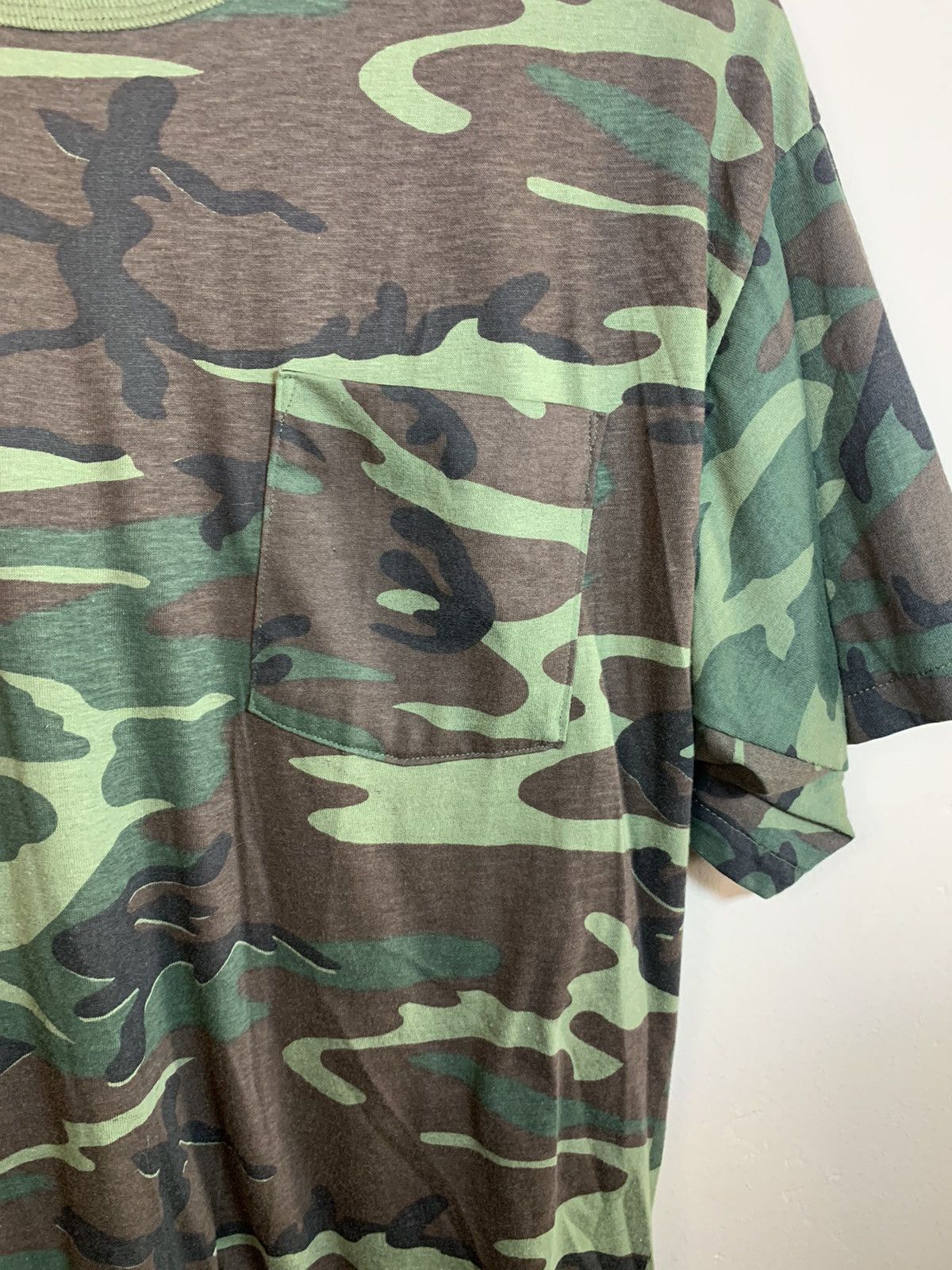 Vintage RARE* Vintage 70’s Camo Camoflage Single Stitch Pocket Shirt Size US XL / EU 56 / 4 - 3 Thumbnail