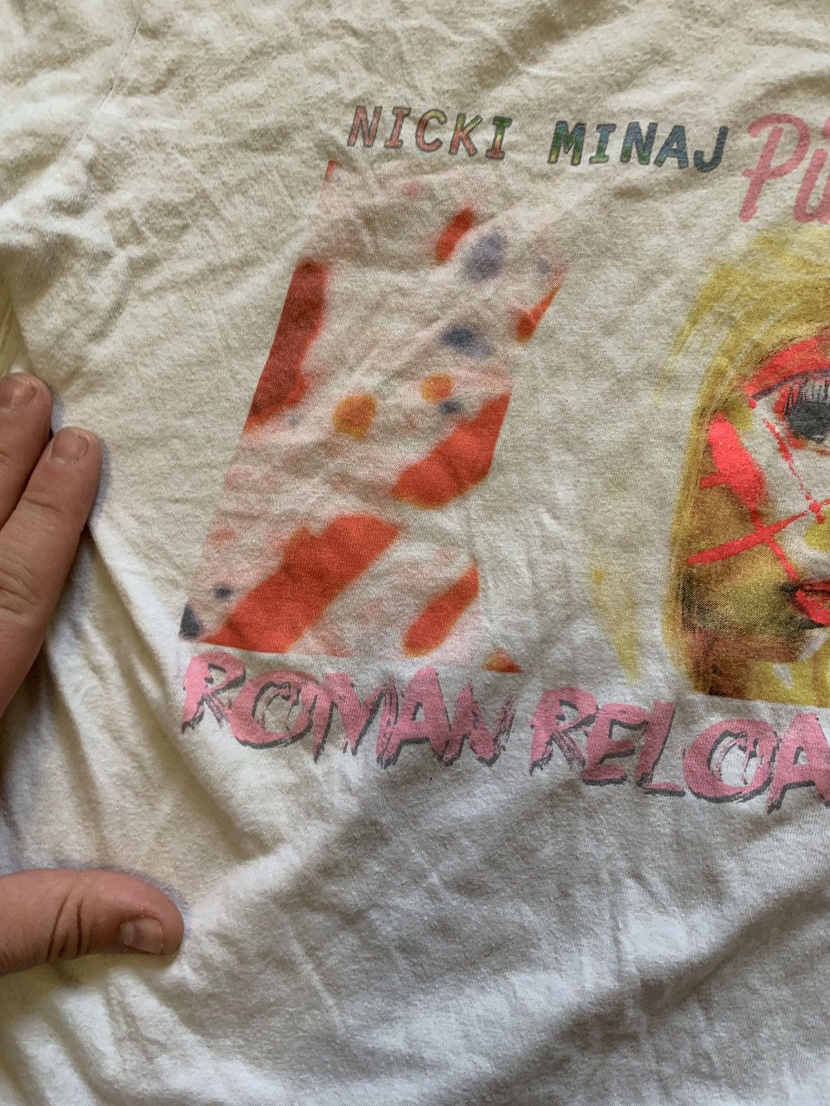 Band Tees Nicki Minaj 2012 t-shirt pink Friday roman reloaded y2k rap Size US S / EU 44-46 / 1 - 3 Thumbnail
