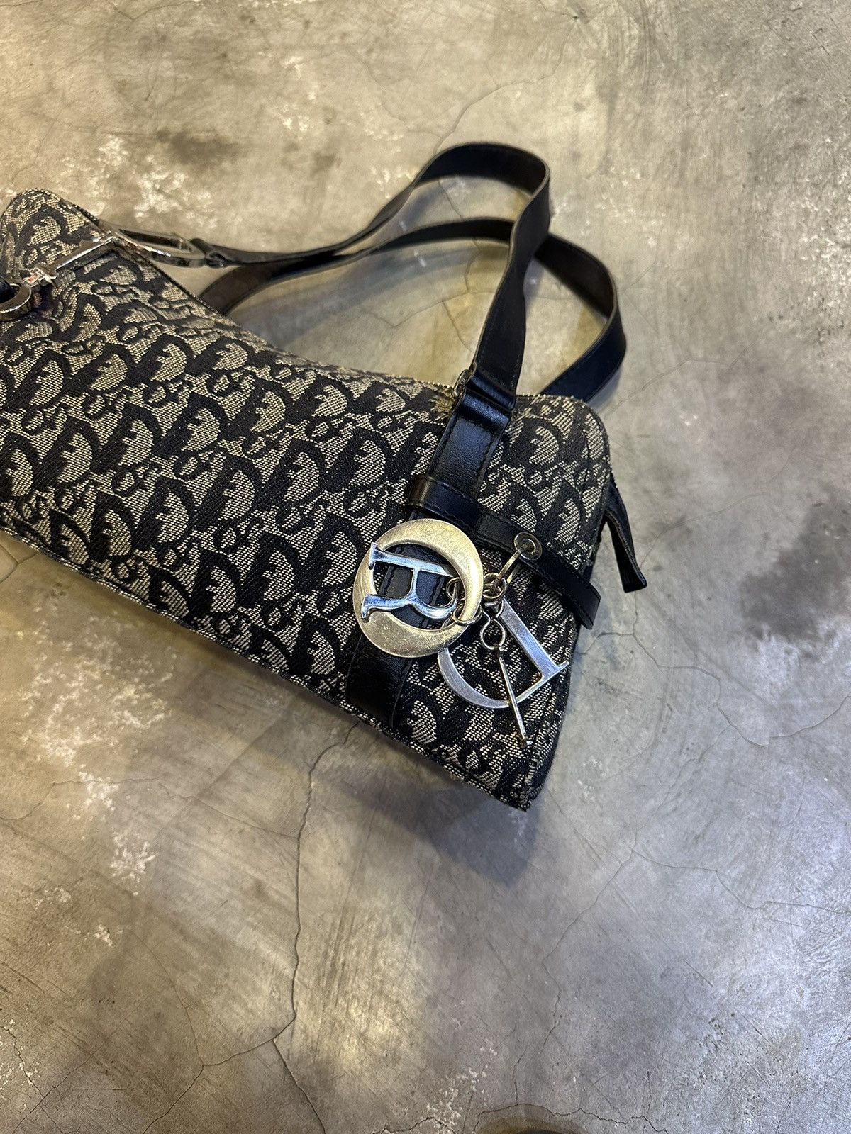Christian Dior Monsieur Christian Dior Trotter Canvas Shoulder Bag Size ONE SIZE - 2 Thumbnail