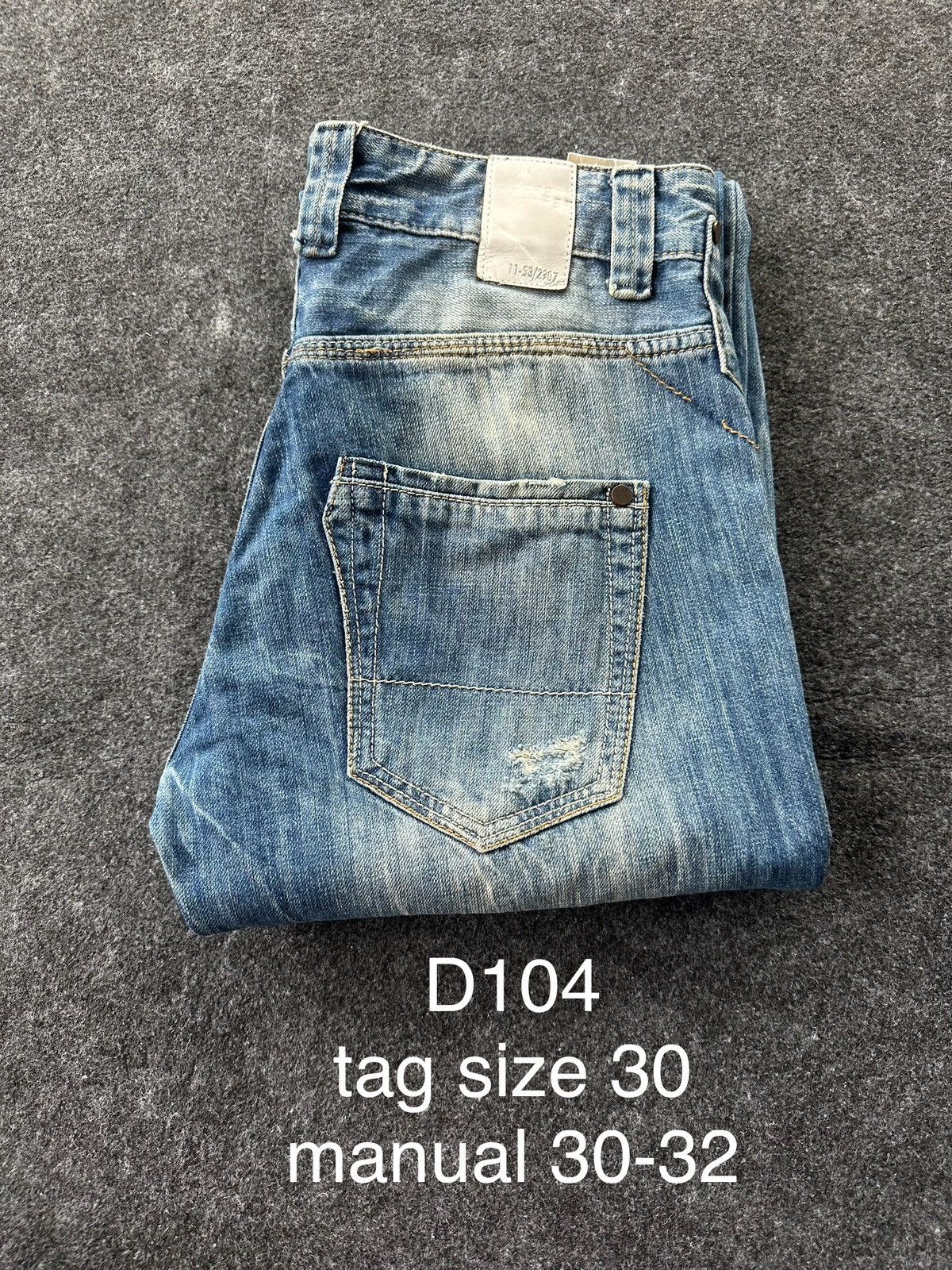 14th Addiction × If Six Was Nine House Denim Nice Faded Design Denim D104 Size US 30 / EU 46 - 17 Thumbnail